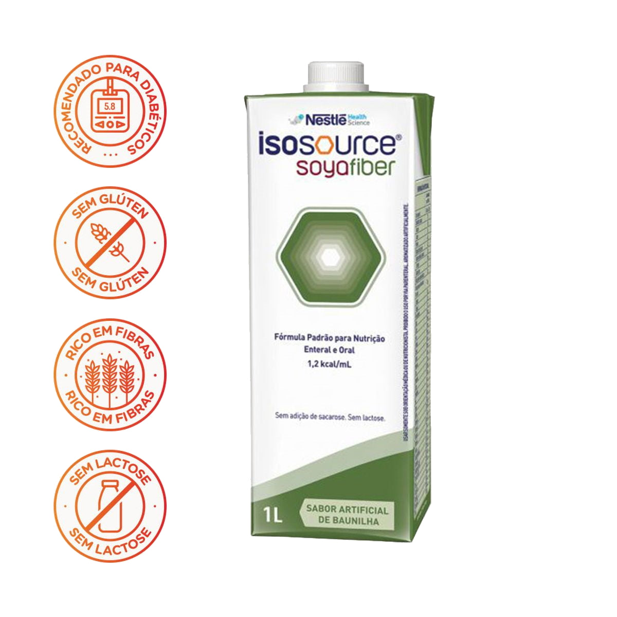 Isosource Soya Fibras 1000ml Nestle