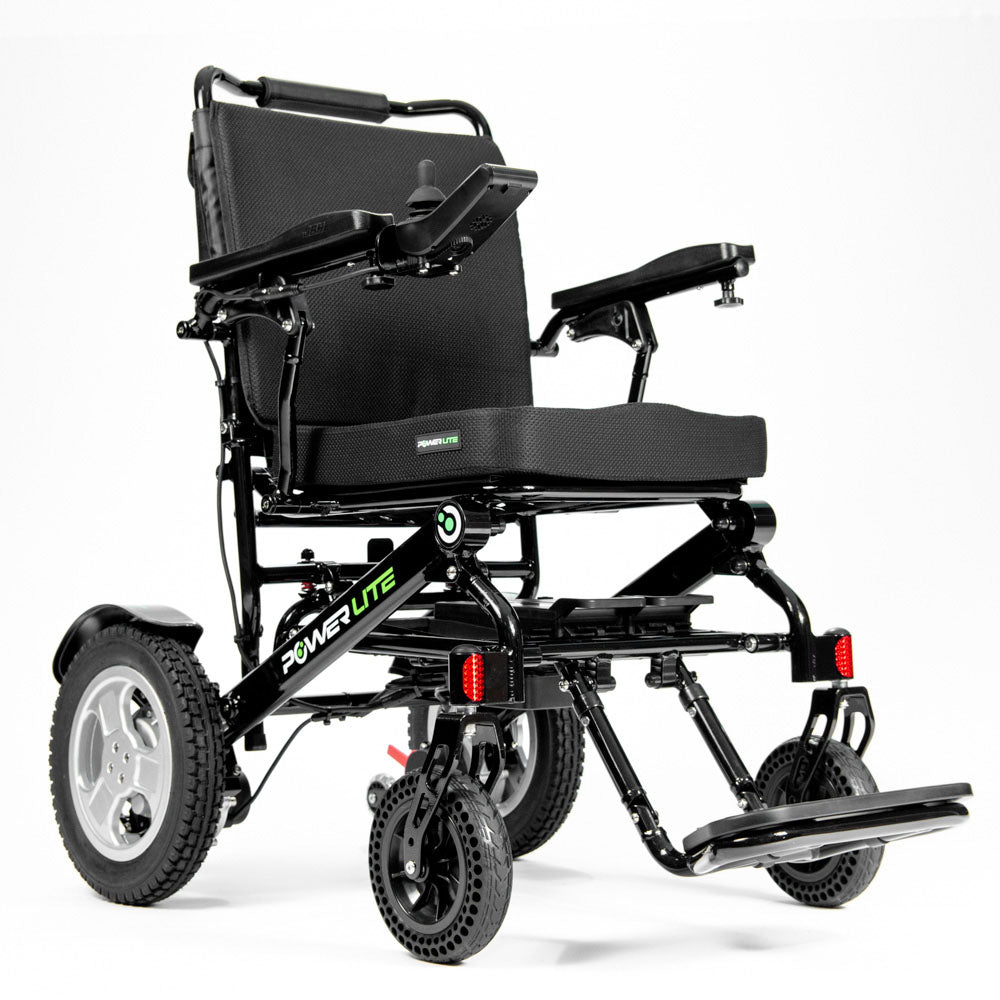 Cadeira De Rodas Motorizada Pop Compact Street Preta - Power Lite