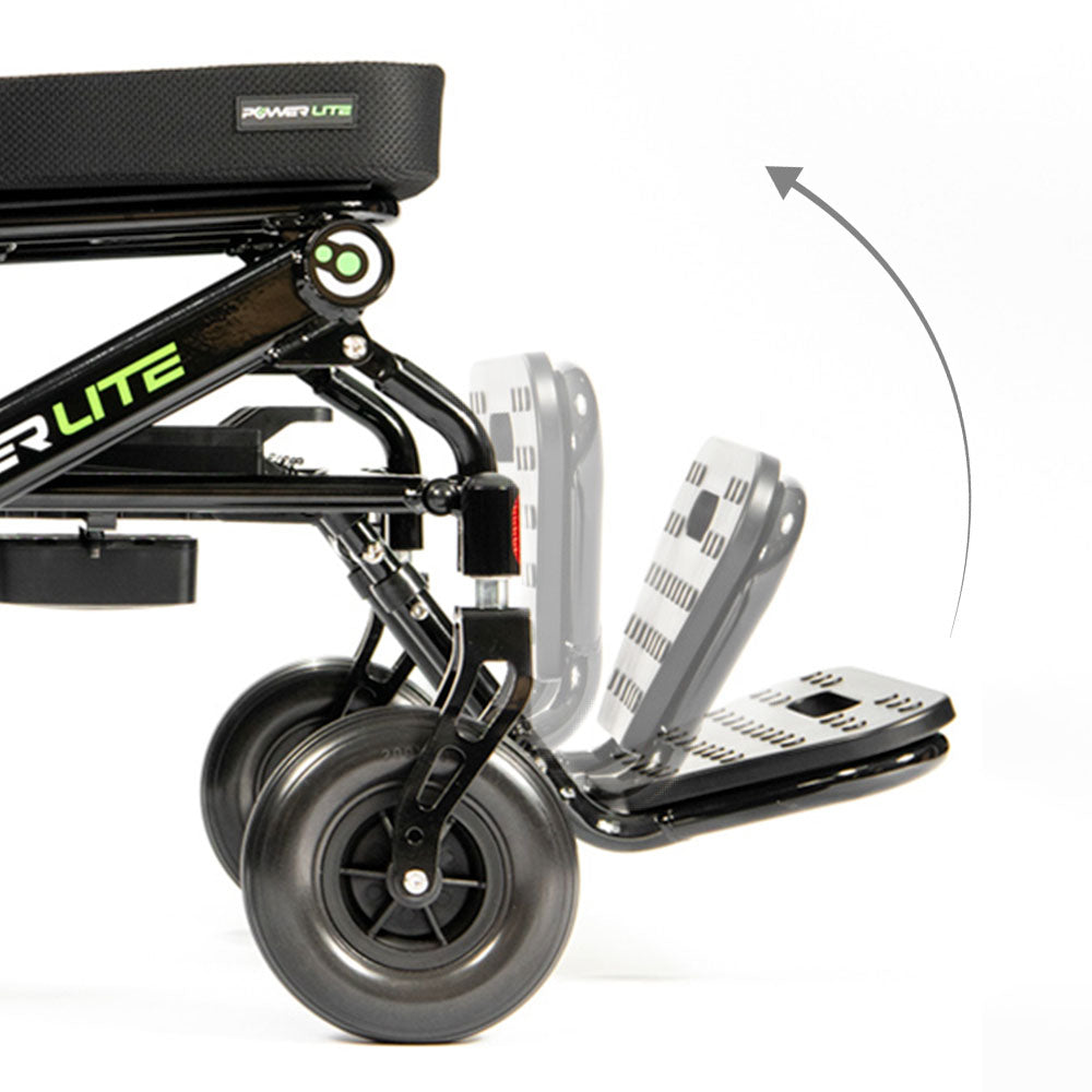 Cadeira De Rodas Motorizada Pop Compact Street Preta - Power Lite