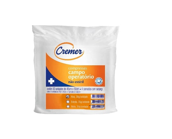 Campo Operatório 23X25 C/RX 09GR Estrela 13F C/50 COD 213563 Cremer