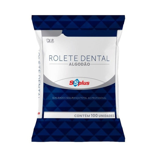 Rolete de Algodão Dental com 100 unidades - SSPlus