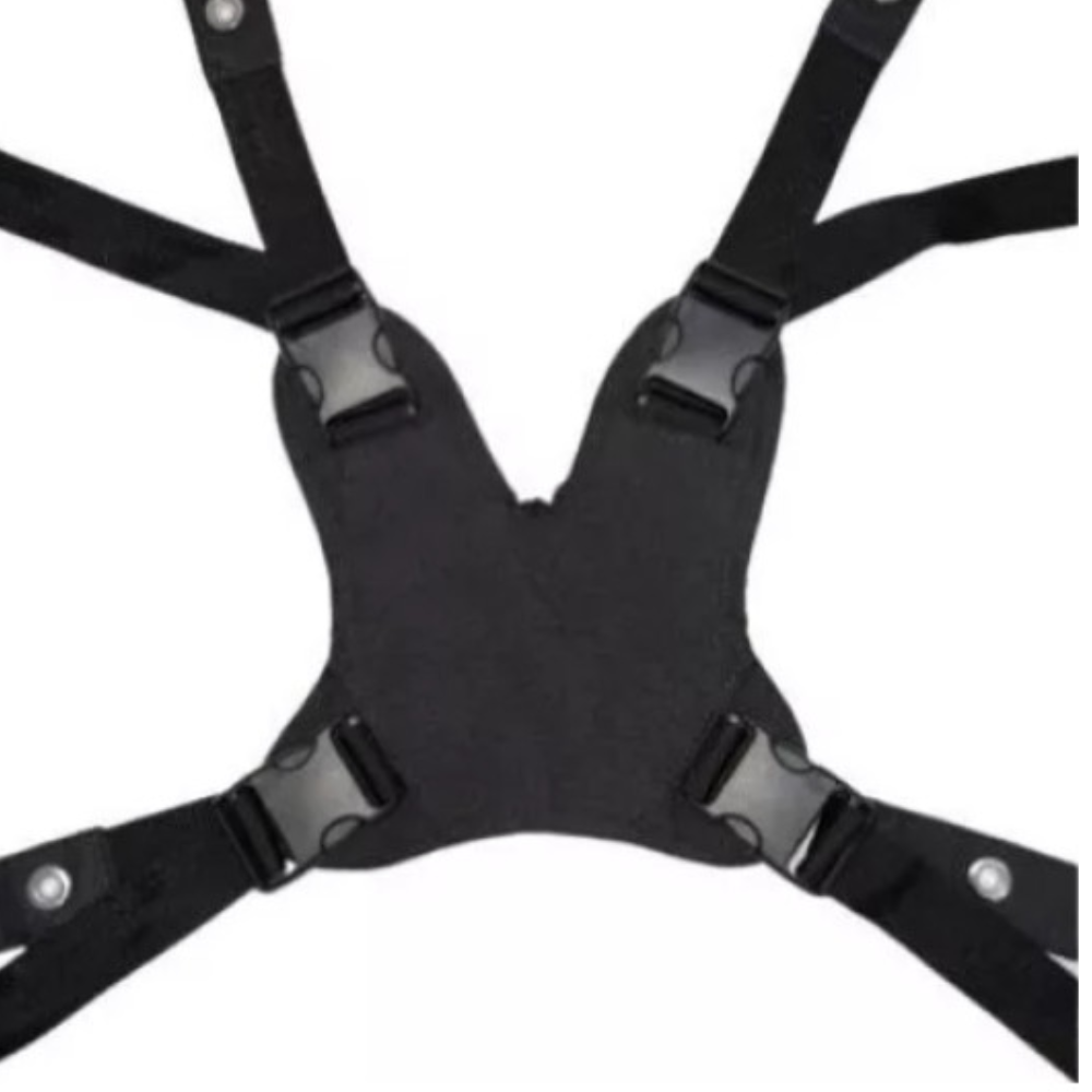 Cadeira de Rodas Reclinável Tetra Prolife - 44cm - Vinho + Cinto 4 Pontos Para Cadeiras De Rodas Prolife