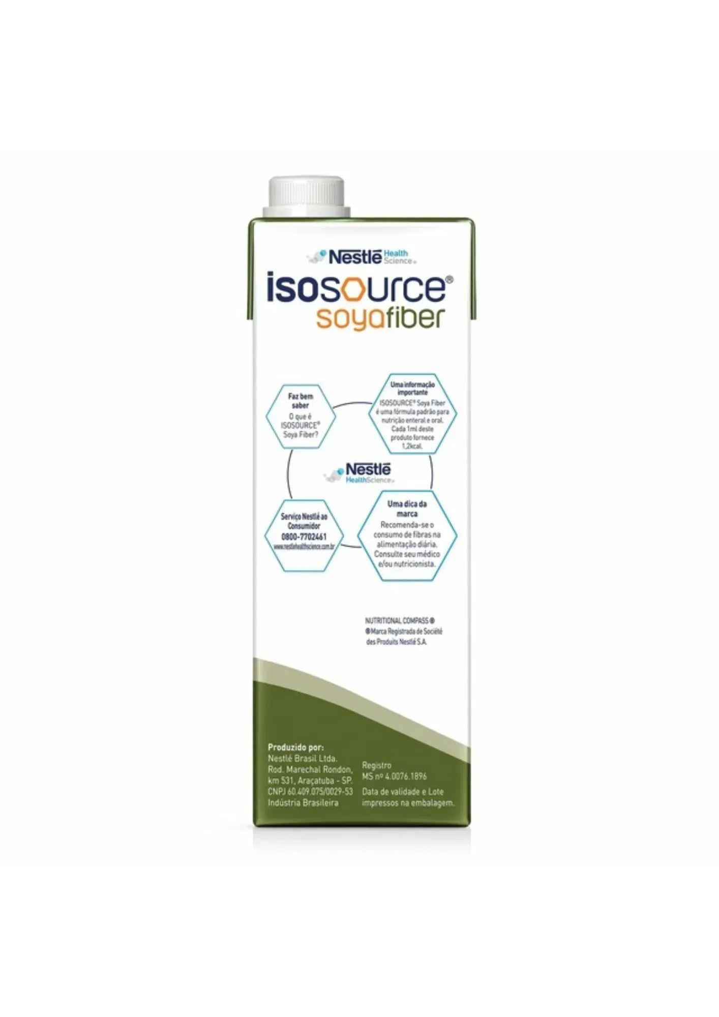 Isosource Soya Fibras 1000ml Nestle