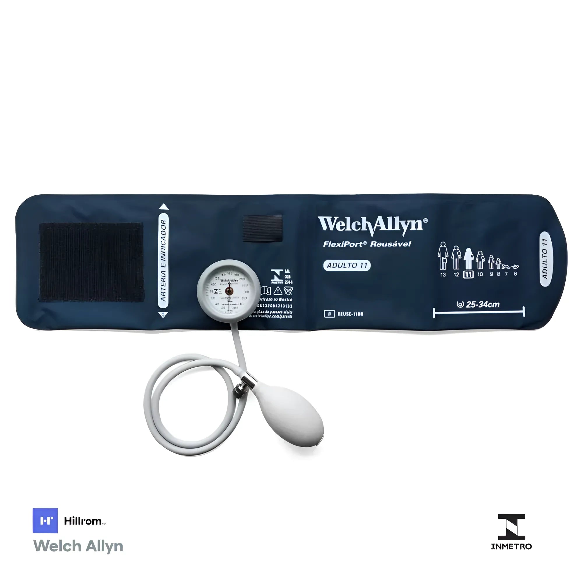 Aparelho de Pressão DS44BR com 3 Braçadeiras Infantil/Adulto/Obeso - Welch Allyn