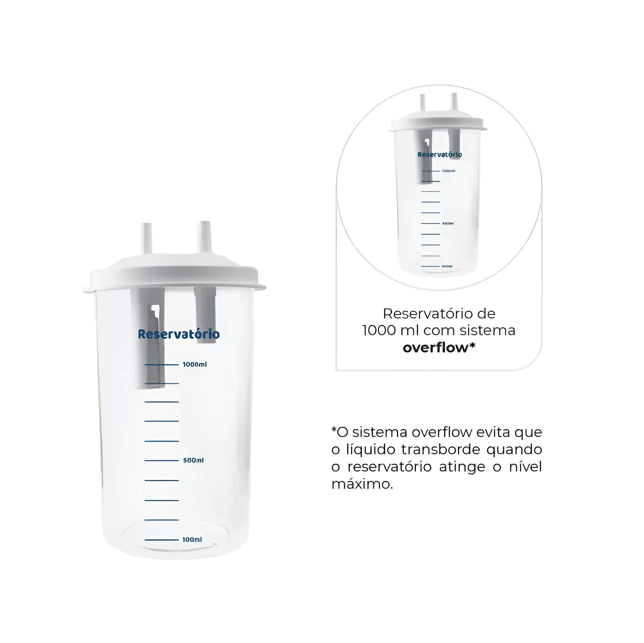 Aspirador de Fluídos e Secreções Aspiramed - Dellamed