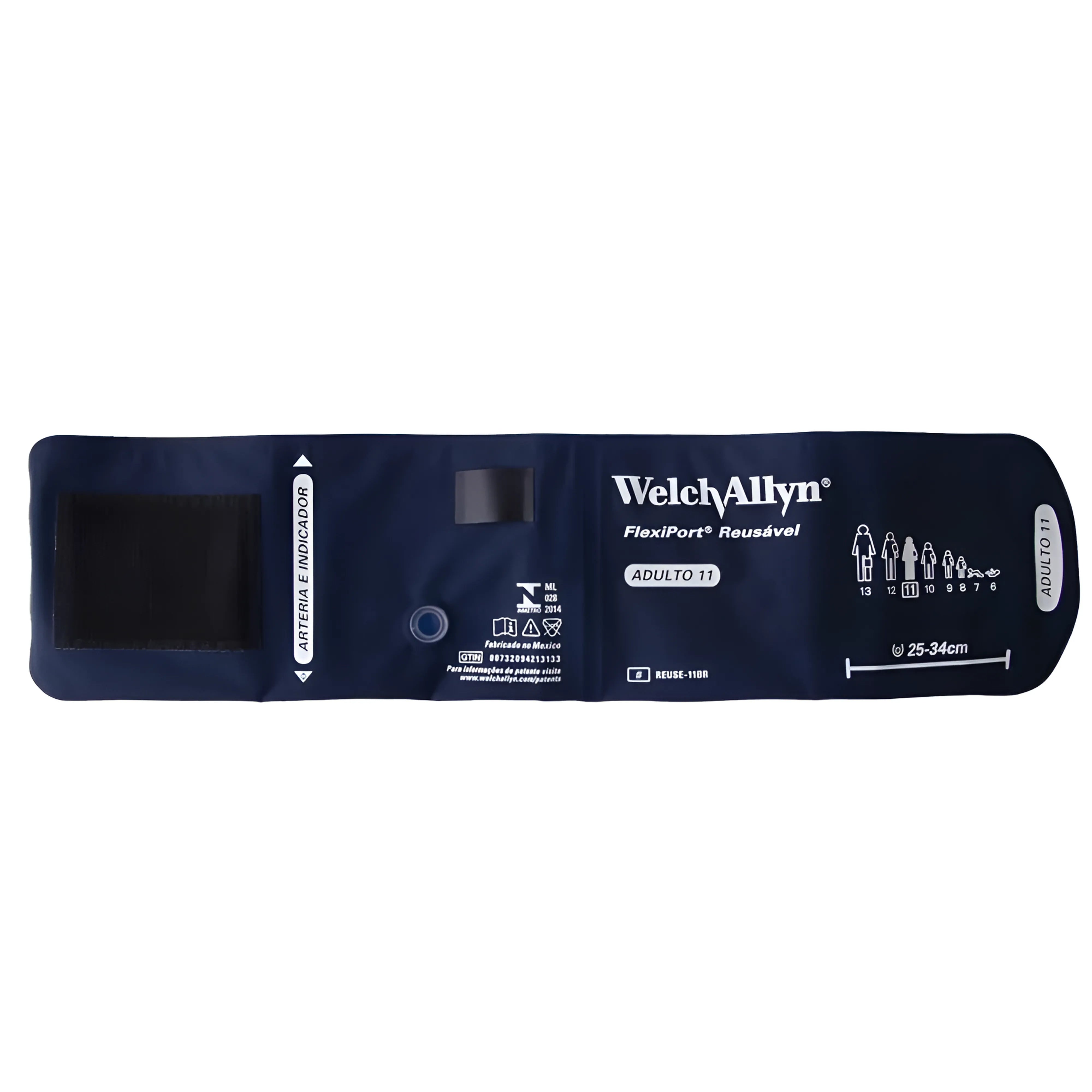 Braçadeira Welch Allyn Adulto 11 - 25 a 34cm Flexiport