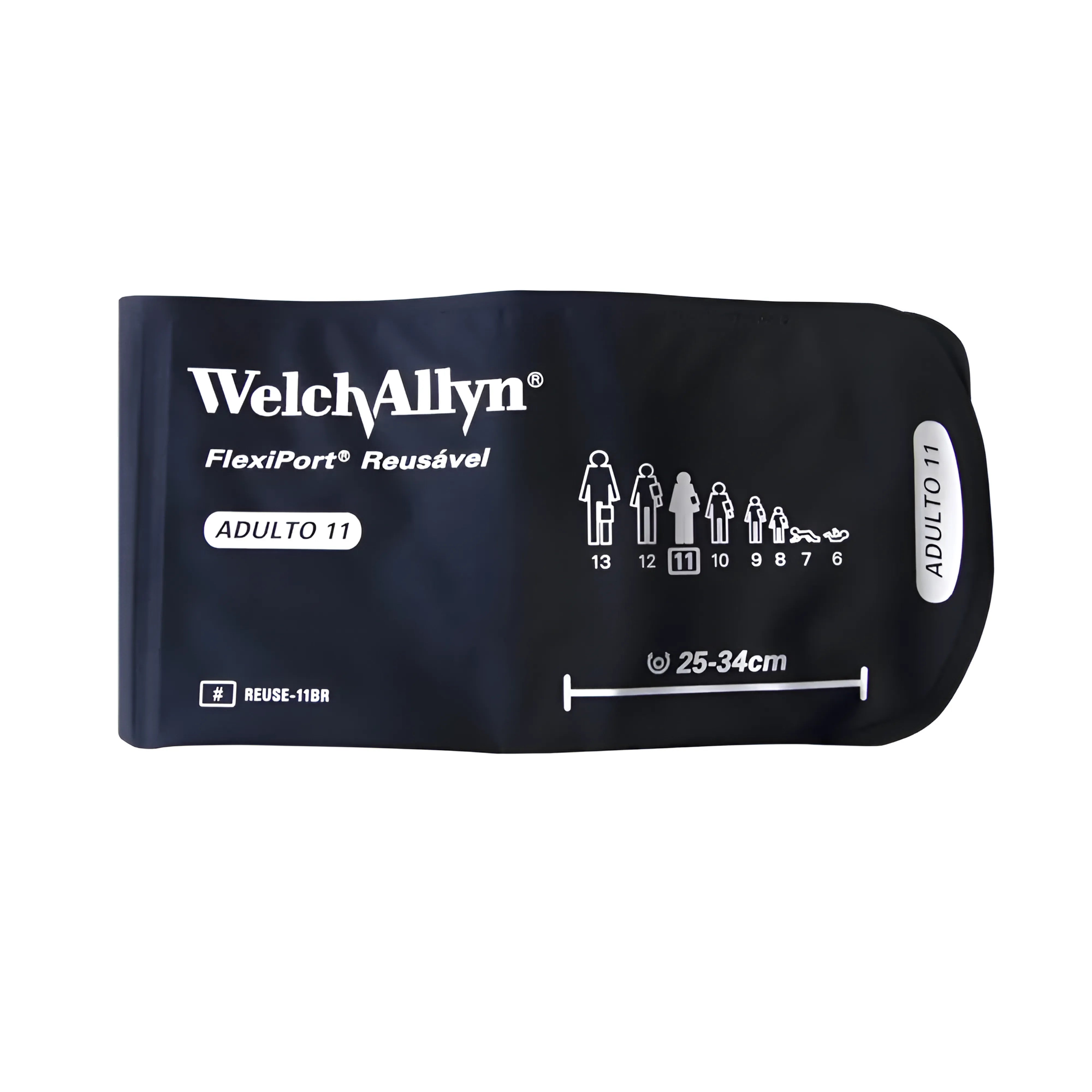 Braçadeira Welch Allyn Adulto 11 - 25 a 34cm Flexiport