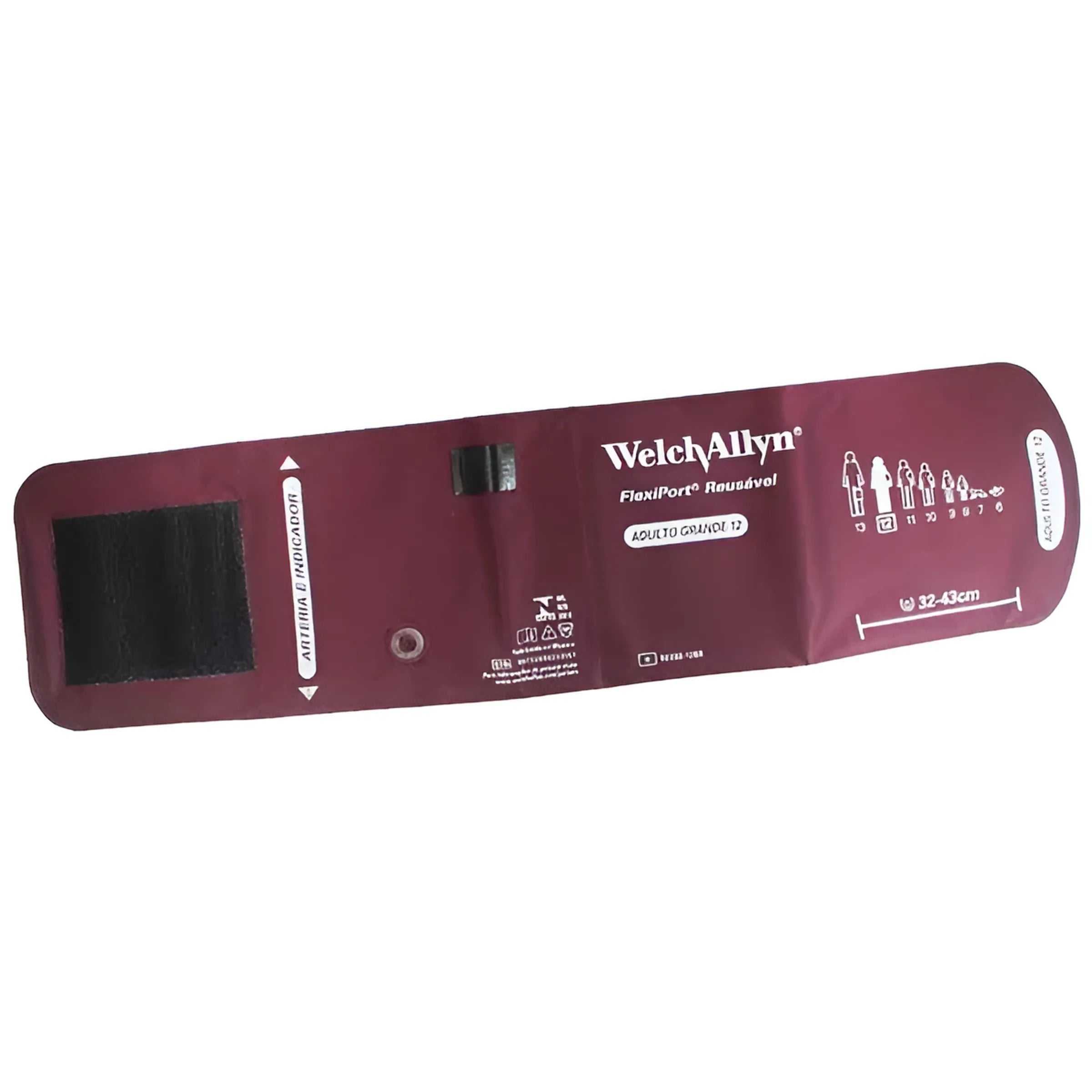 Braçadeira Welch Allyn Adulto Grande 12 - 32 a 43cm Flexiport