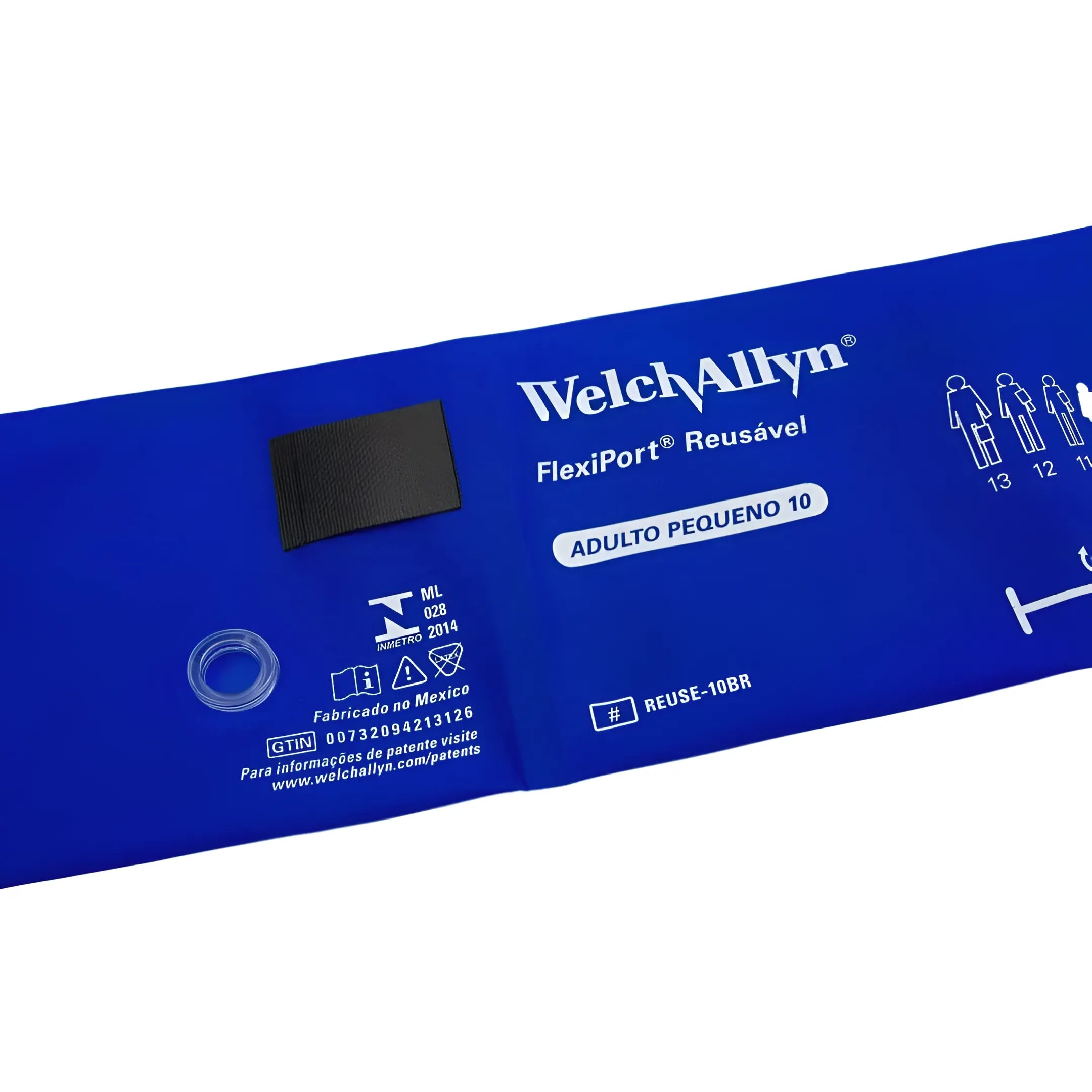 Braçadeira Welch Allyn Adulto Pequeno 10 - 20 a 26cm Flexiport
