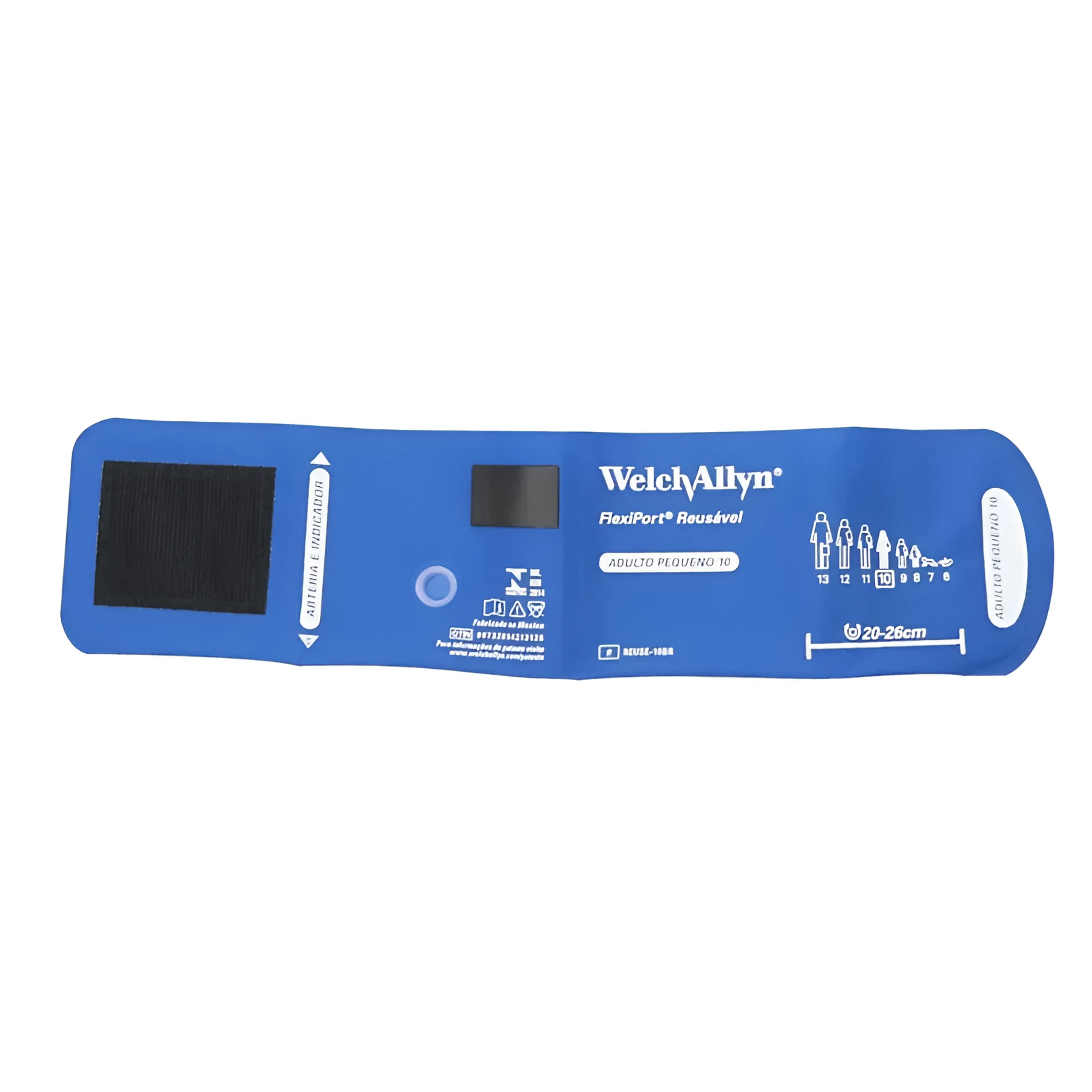 Braçadeira Welch Allyn Adulto Pequeno 10 - 20 a 26cm Flexiport