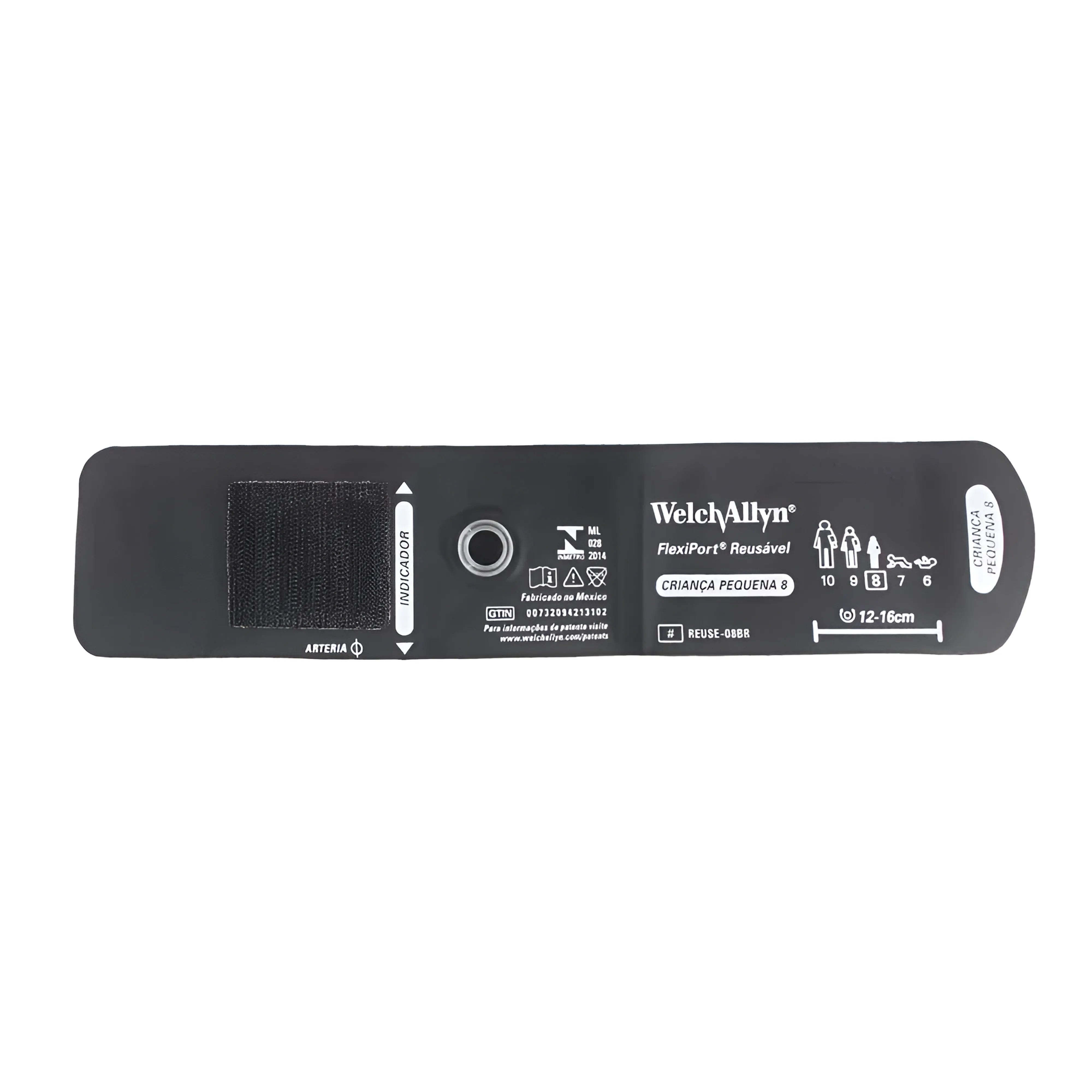 Braçadeira Welch Allyn Criança 8 - 12 a 16cm Flexiport