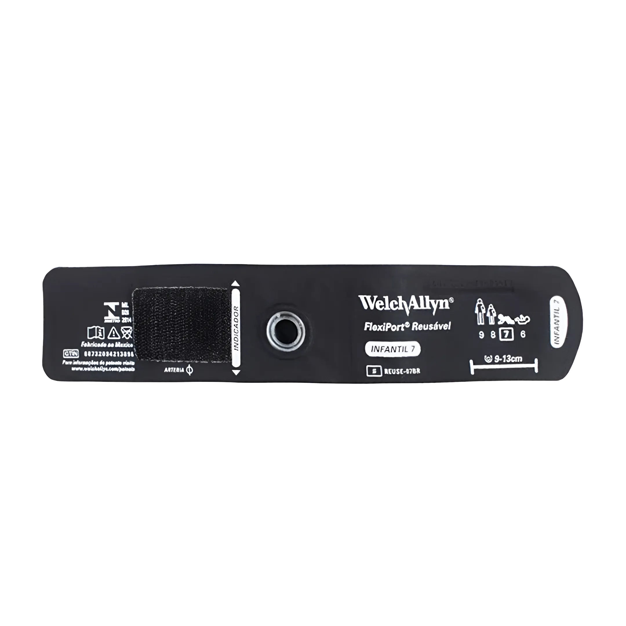 Braçadeira Welch Allyn Infantil 7 - 9 a 13cm Flexiport