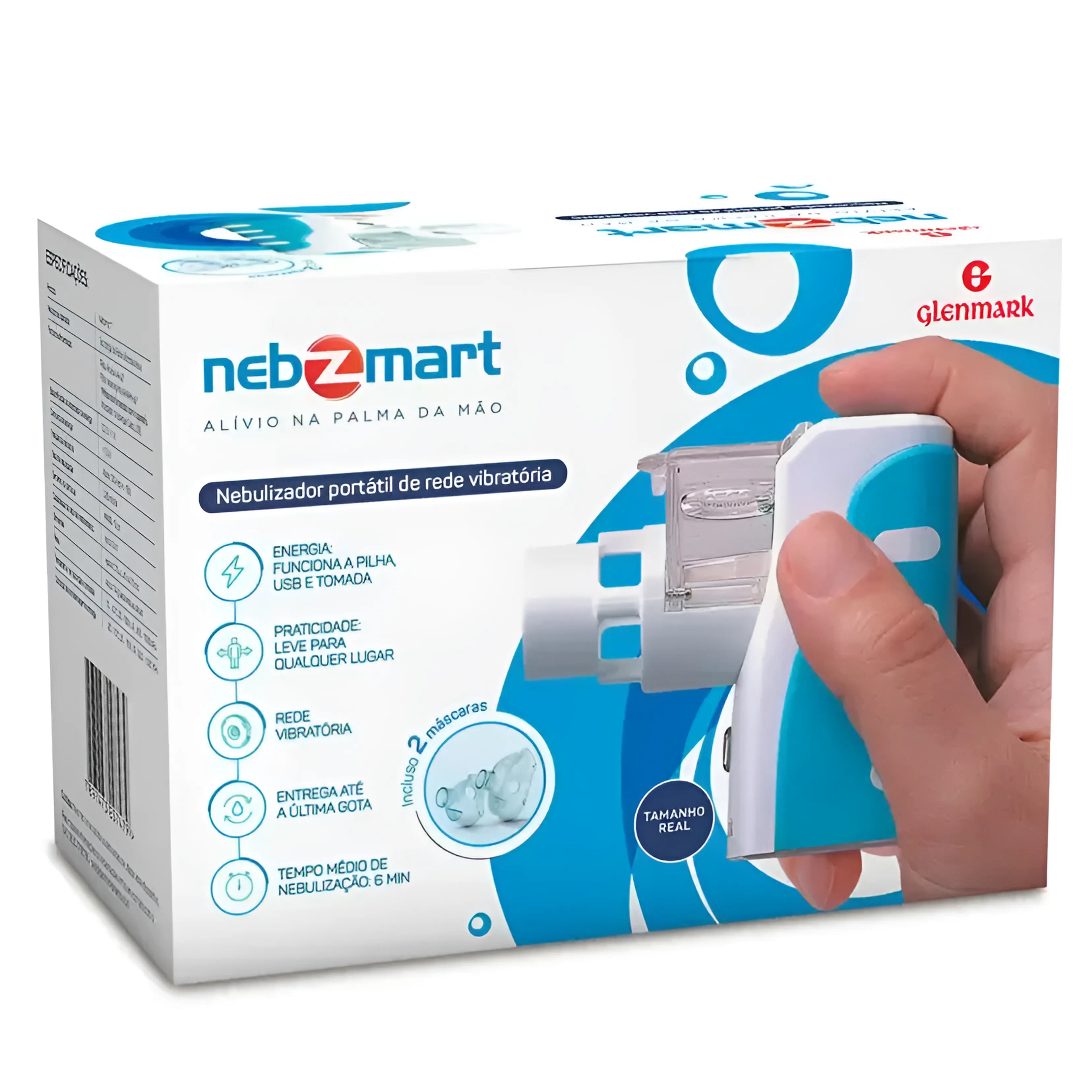 Inalador Compacto Portátil Nebzmart