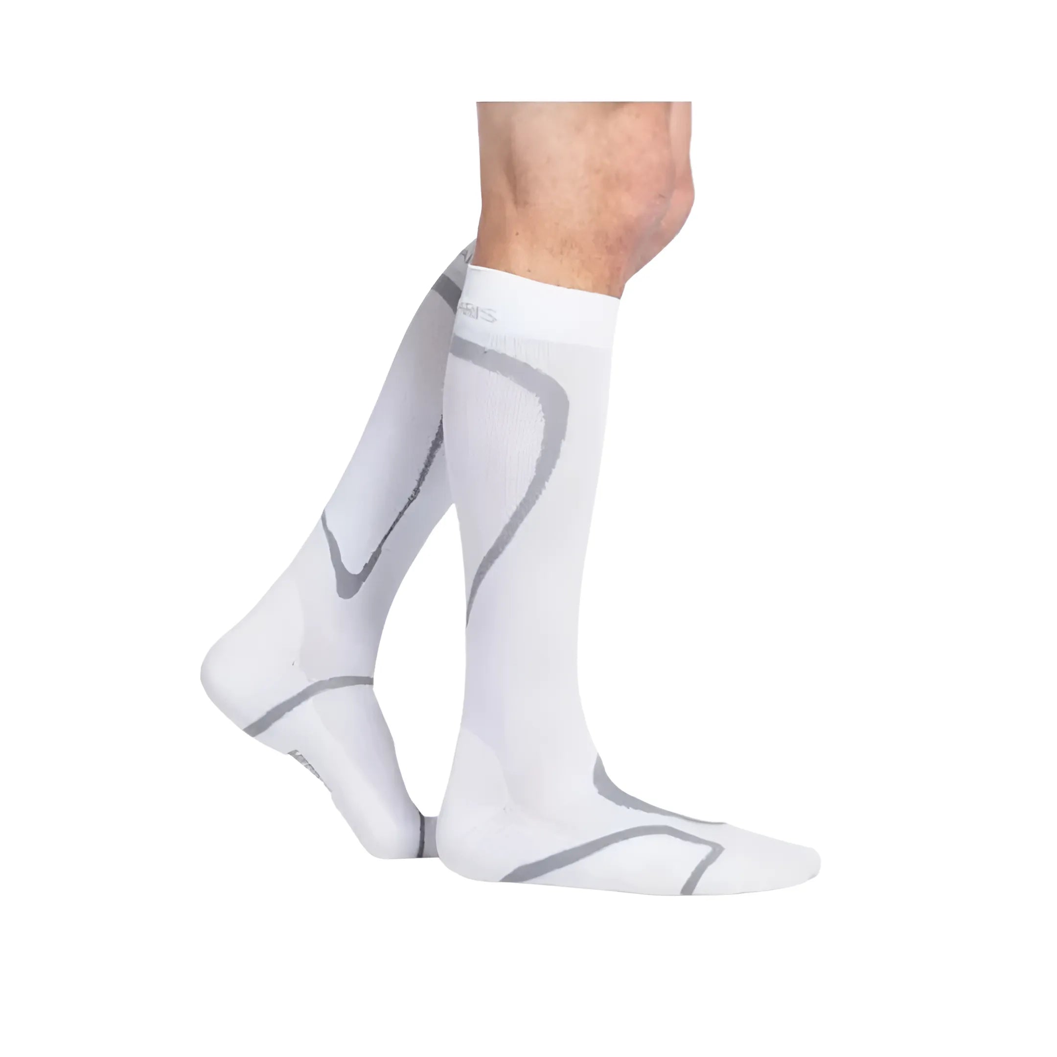 Meia Esportiva Performance 20/30mmHg AD Panturrilha Branco Sigvaris + E-book