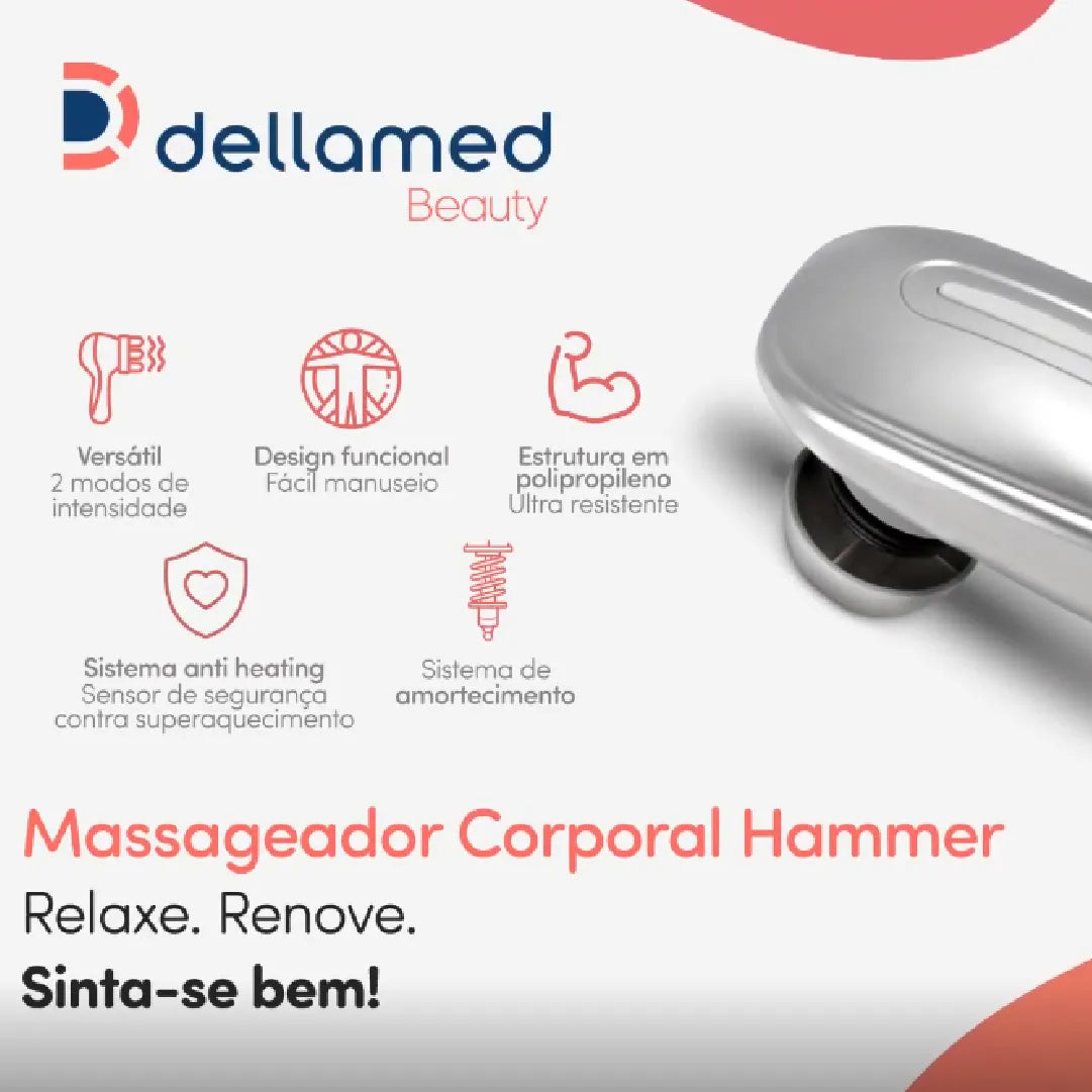 Massageador Corporal Orbital 3 em 1 - Dellamed