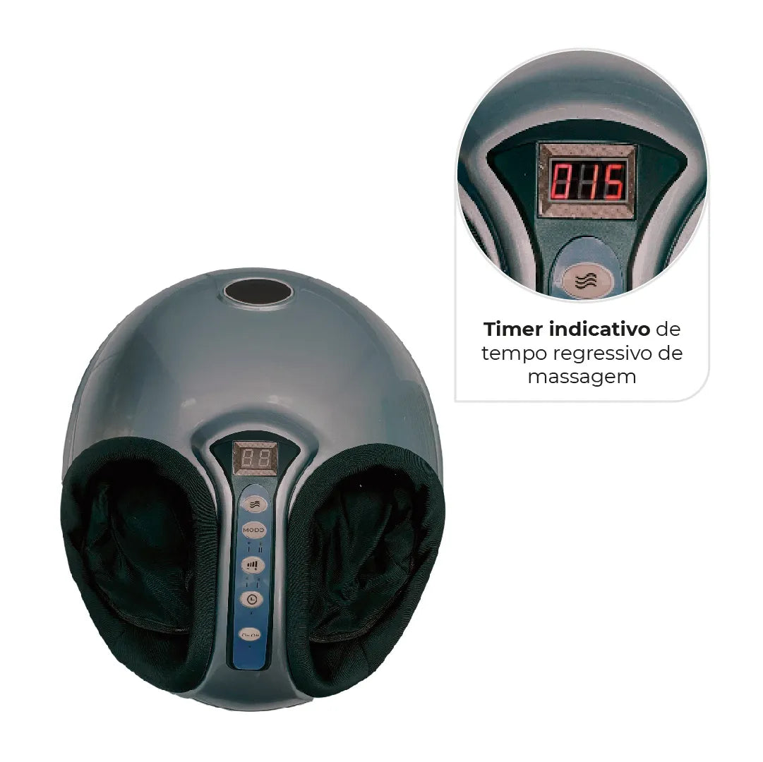 Massageador de Pés com Ação Terapêutica Shiatsu - Dellamed