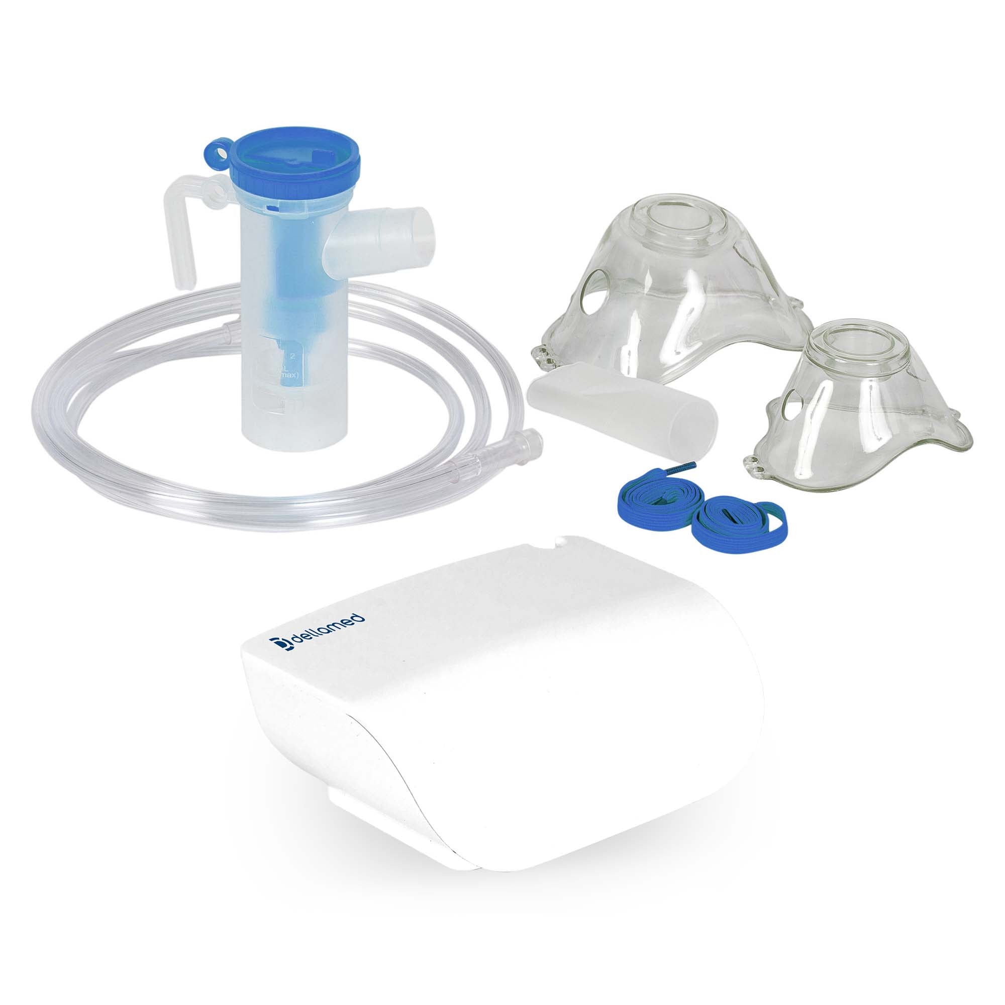 Nebulizador Inalador de Ar Comprimido Adulto e Infantil - Dellamed