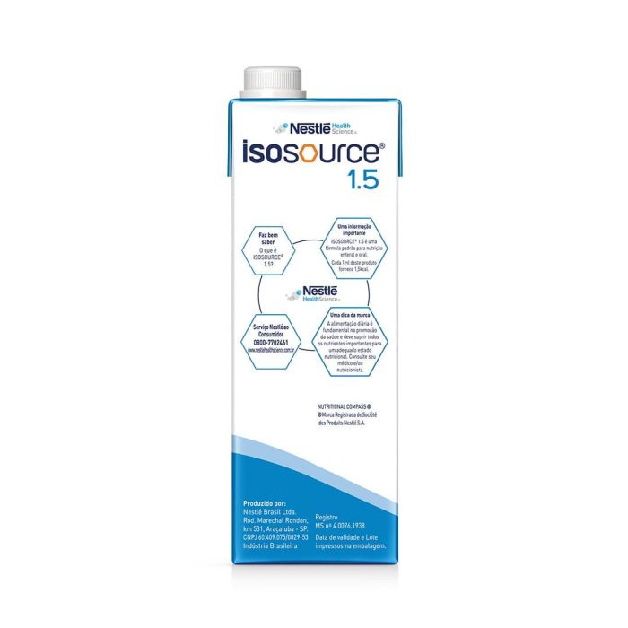 Isosource 1.5 1000ml Nestle & E-book