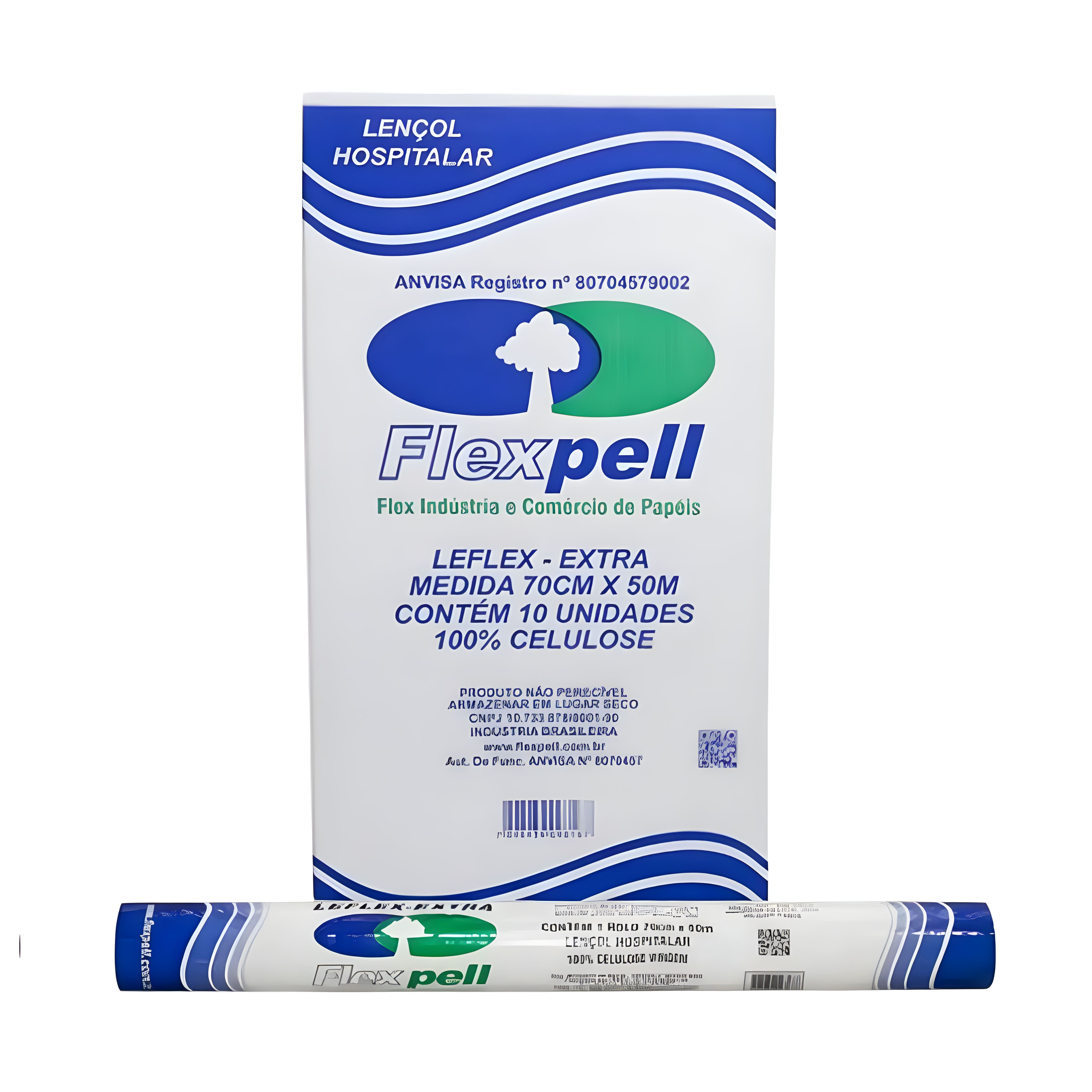 Papel Lençol 100% Celulose Flexpell