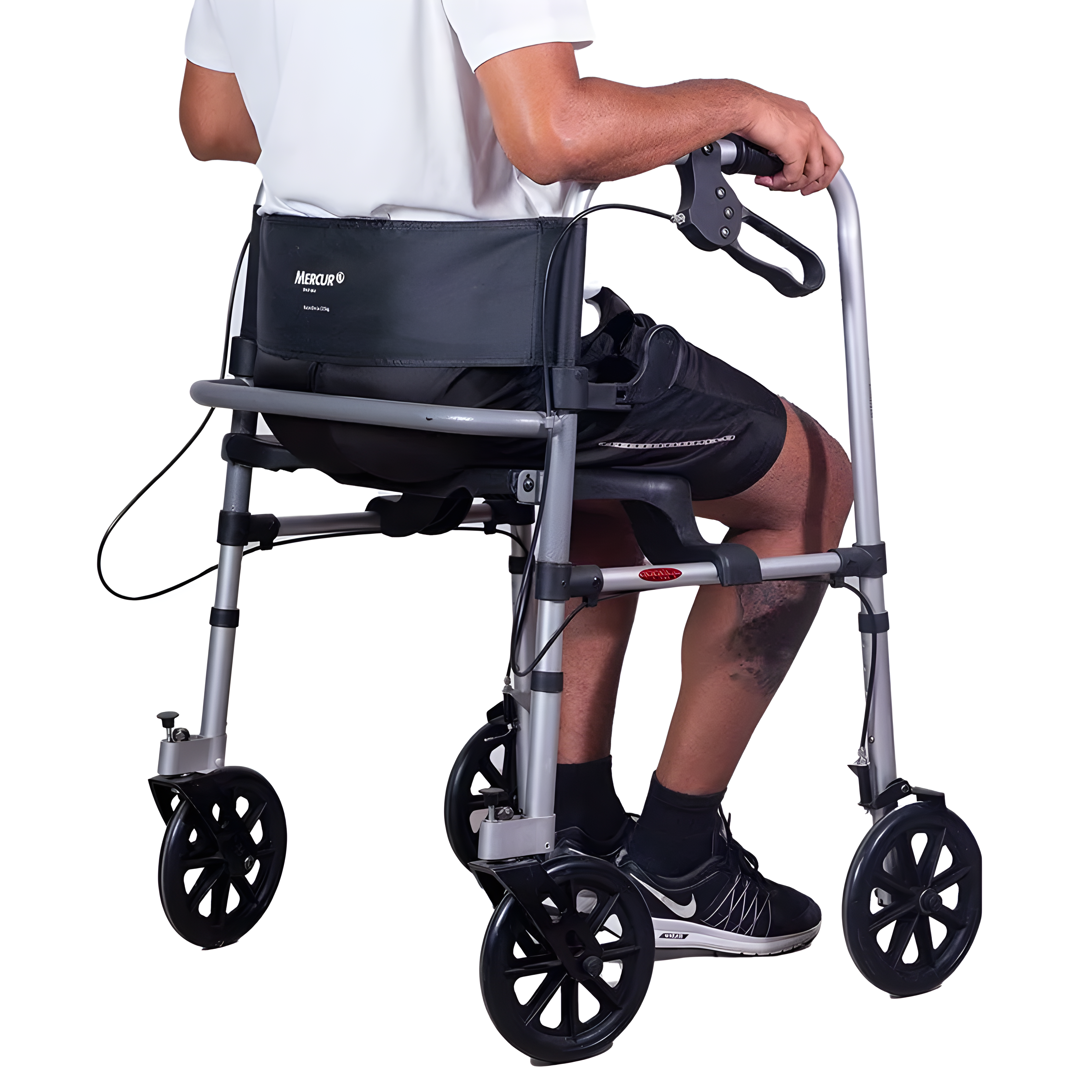 Andador com 4 Rodas e Assento BC1550 - Mercur
