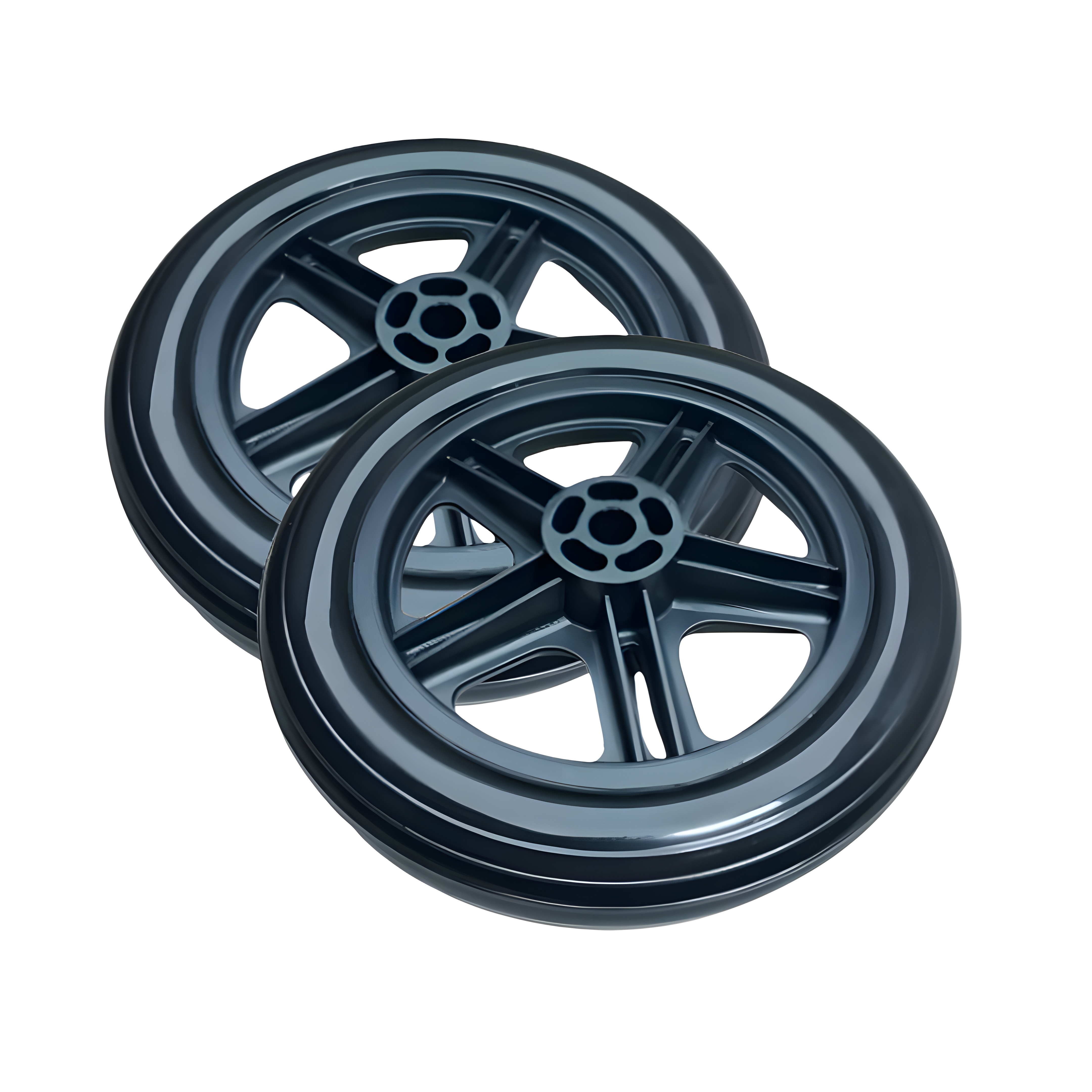 Roda Universal Aro 6 S/ Rolamento para Cadeiras de Rodas