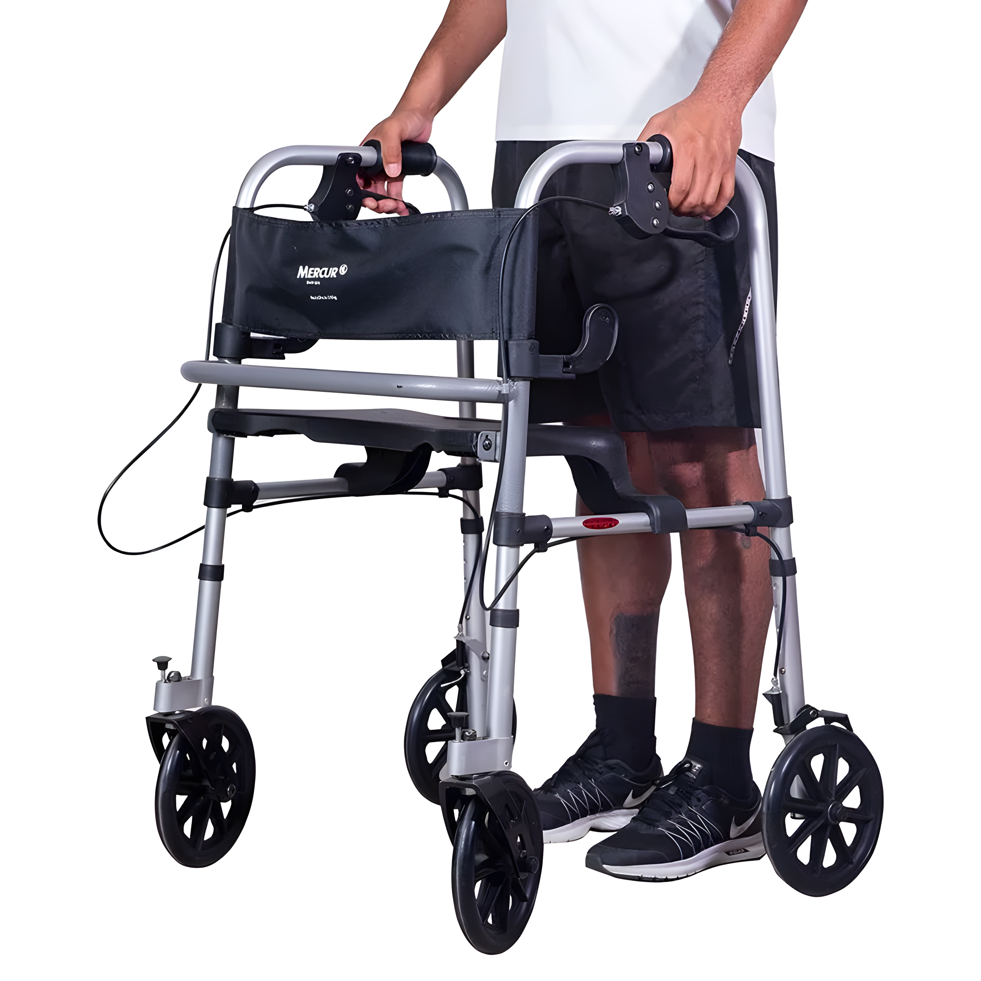 Andador com 4 Rodas e Assento BC1550 - Mercur