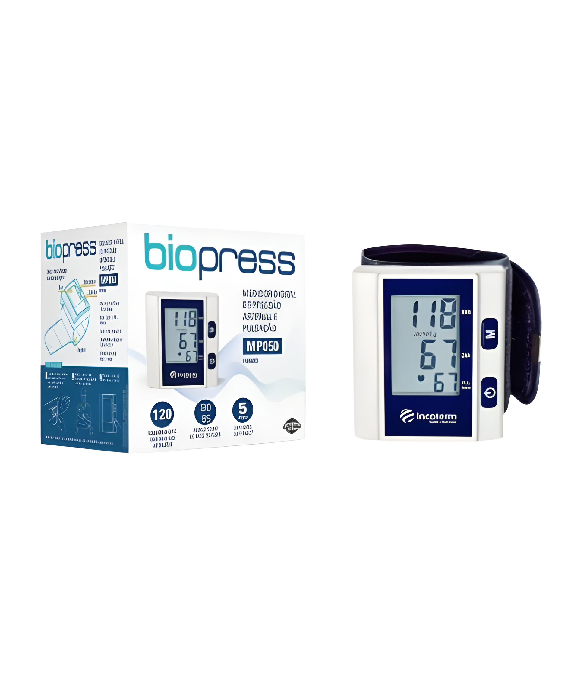 Aparelho de Pressão Digital MP050 Biopress & E-book