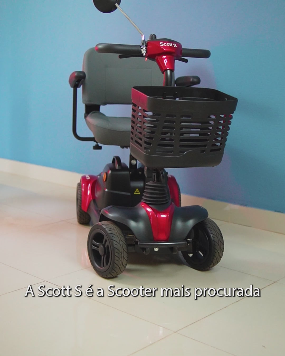 Cadeira de Rodas Motorizada Scooter Elétrica Scott S Desmontável - Ottobock