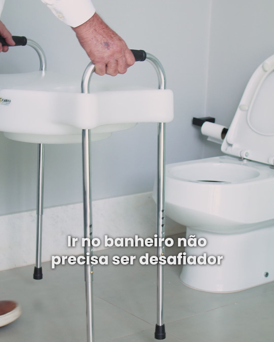 Assento Elevado Sit V c/ Apoio Ajustável - Carci