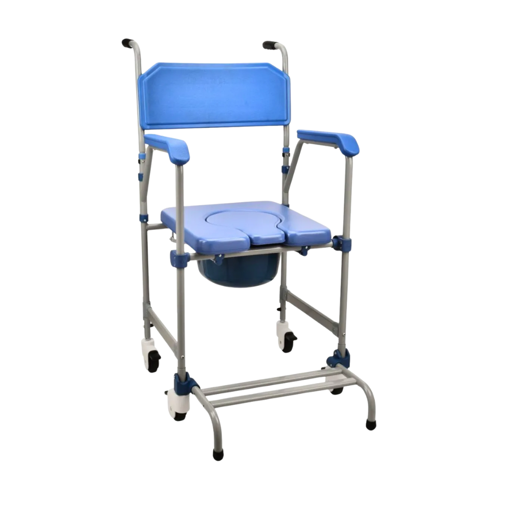 Cadeira De Banho Pro300 Higiênica Dobrável Em Aço 150kg - Procirurgica