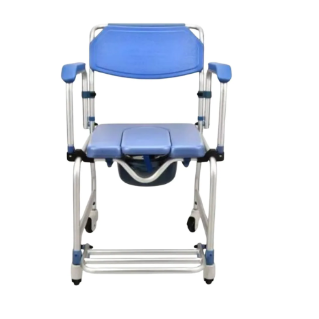Cadeira de Banho Pro400 Higiênica Dobrável em Alumínio (150kg) - Procirurgica