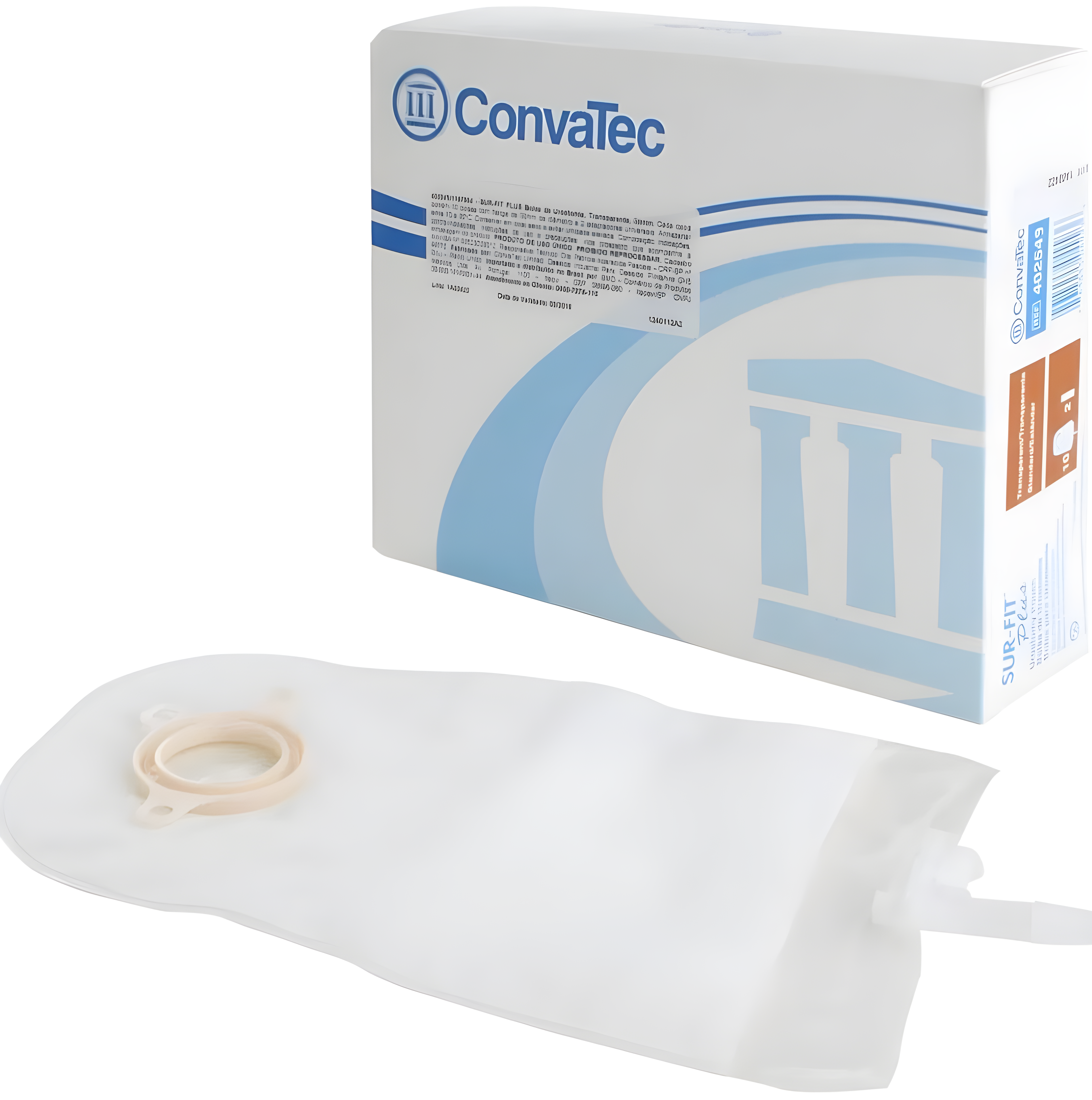 Bolsa de Urostomia c/ Válvula Anti-Refluxo e Falange - Convatec