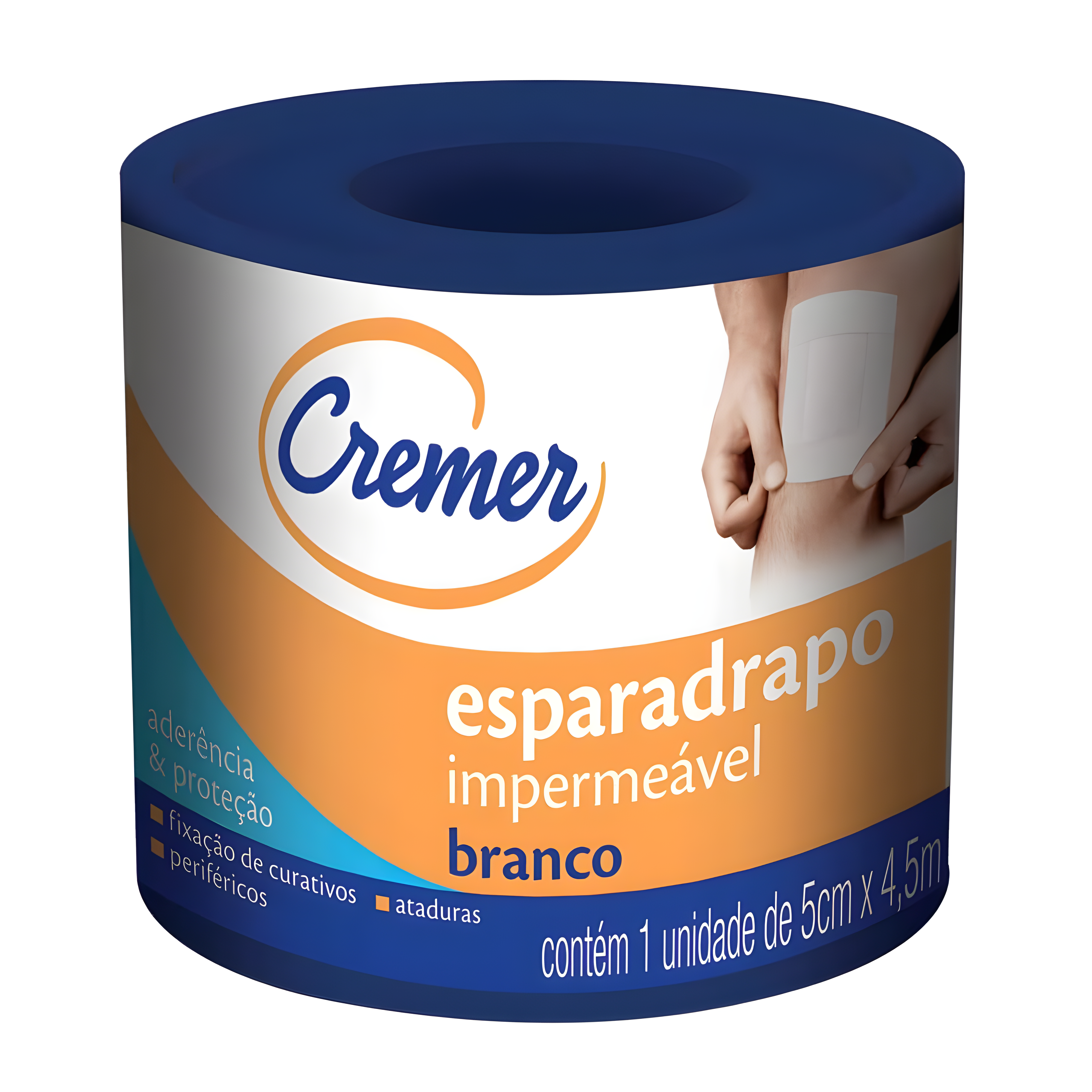 Esparadrapo c/ Capa 5,0 x 4,5m Branco - Cremer