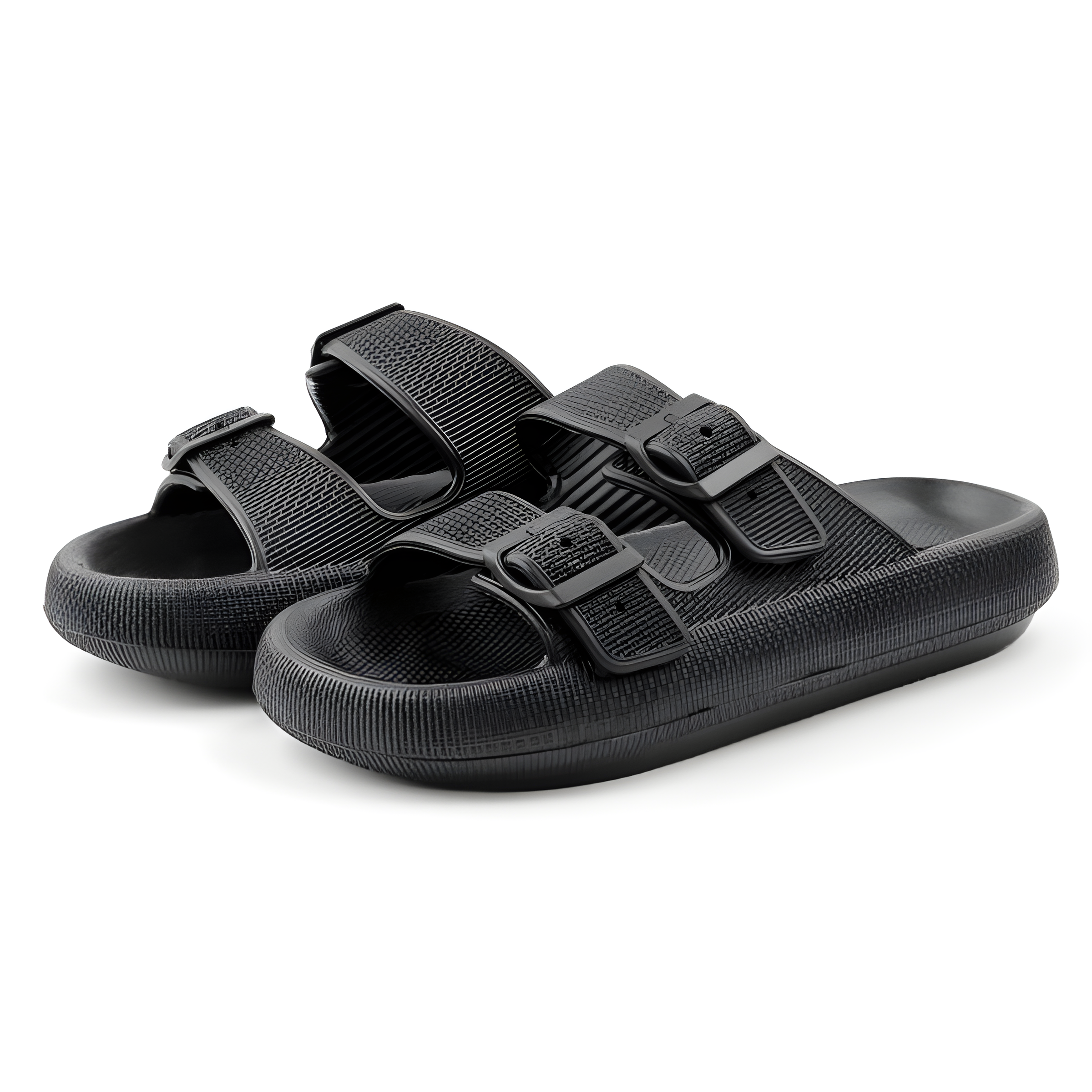 Sandália Ortopédica Fly Feet Nuvem City Preta Ortho Pauher - Tamanho 39/40 para Conforto e Bem-Estar