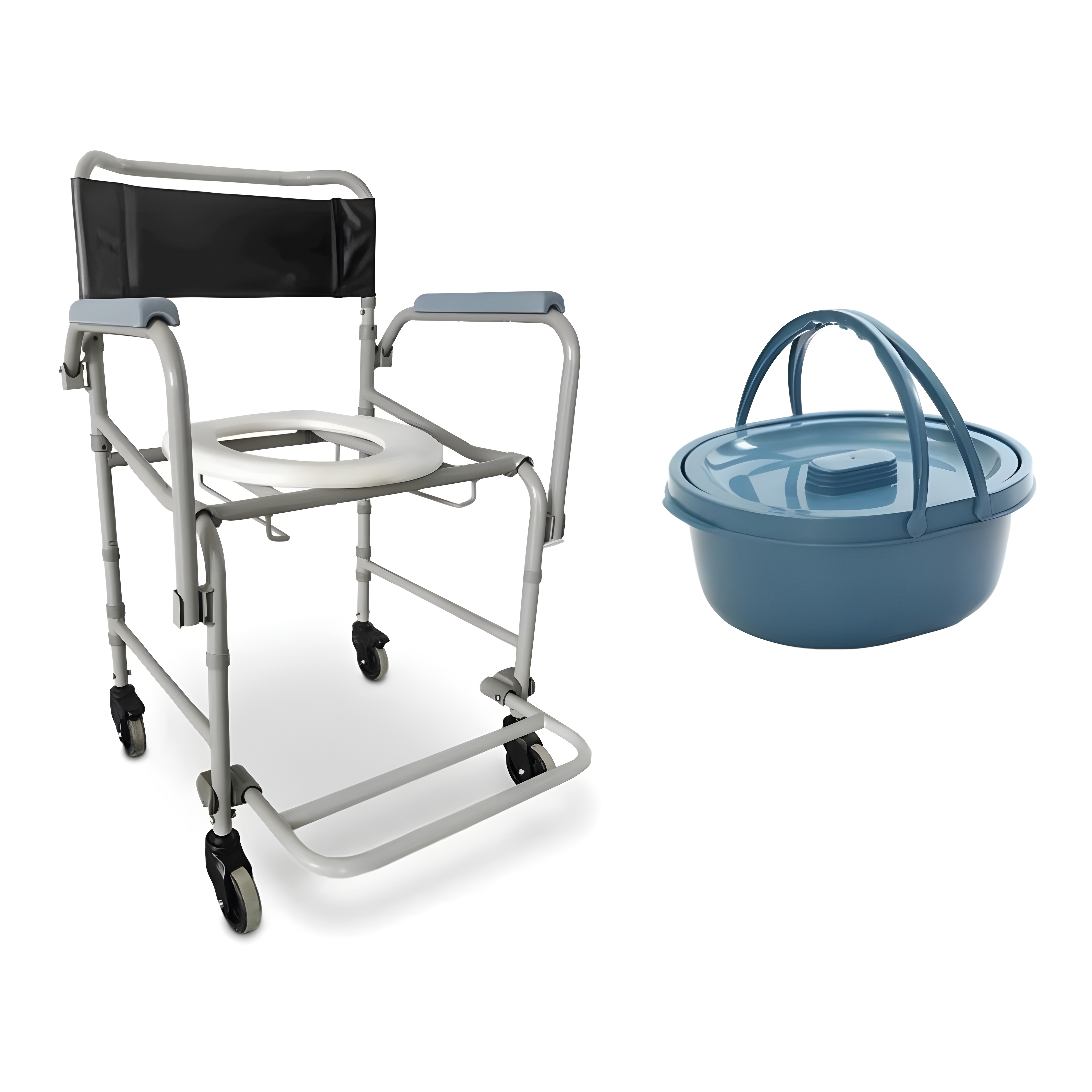 Cadeira de Banho D40 com Comadre Dellamed
