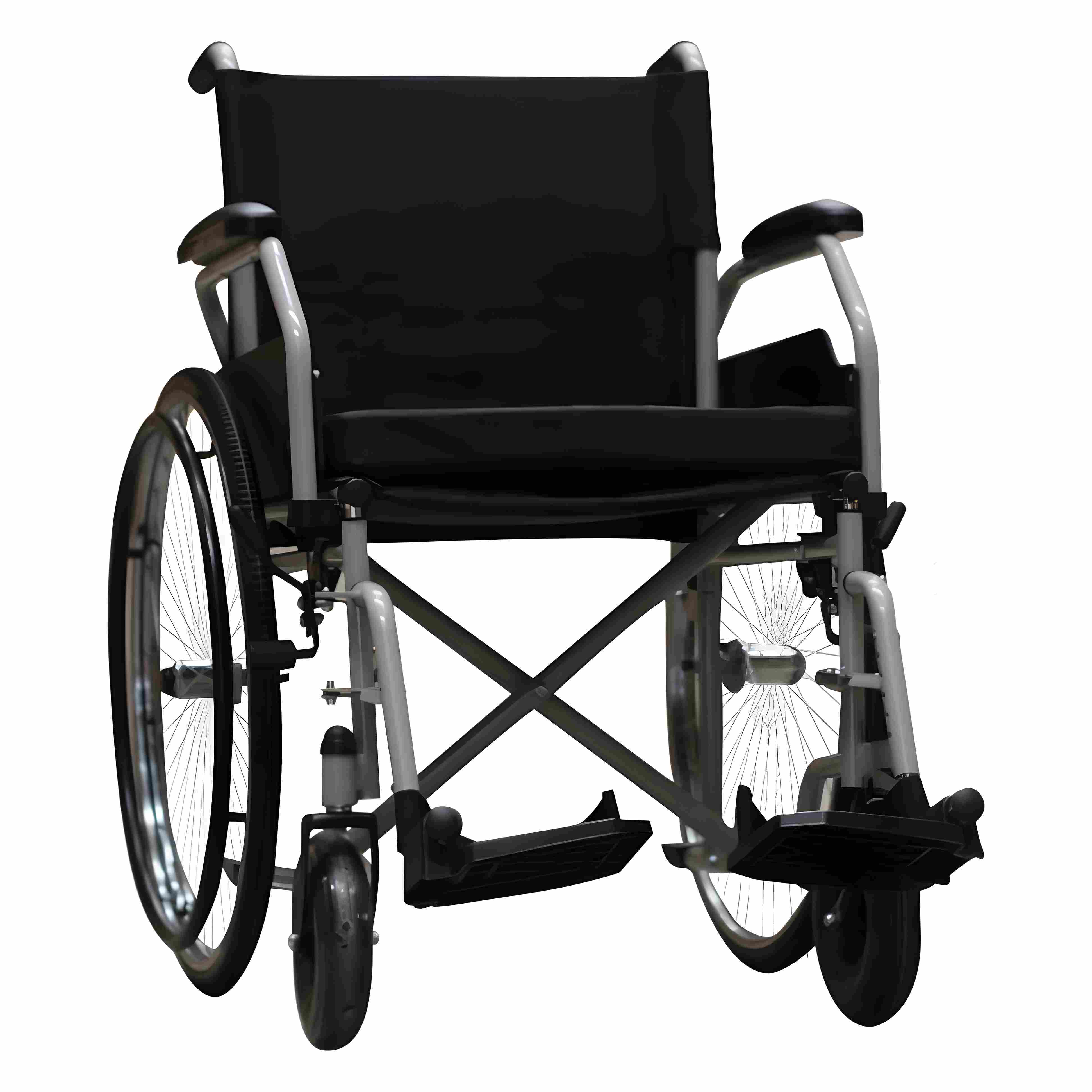 Cadeira de Rodas em Aço Pro9000 40cm (120kg) - Health Clean
