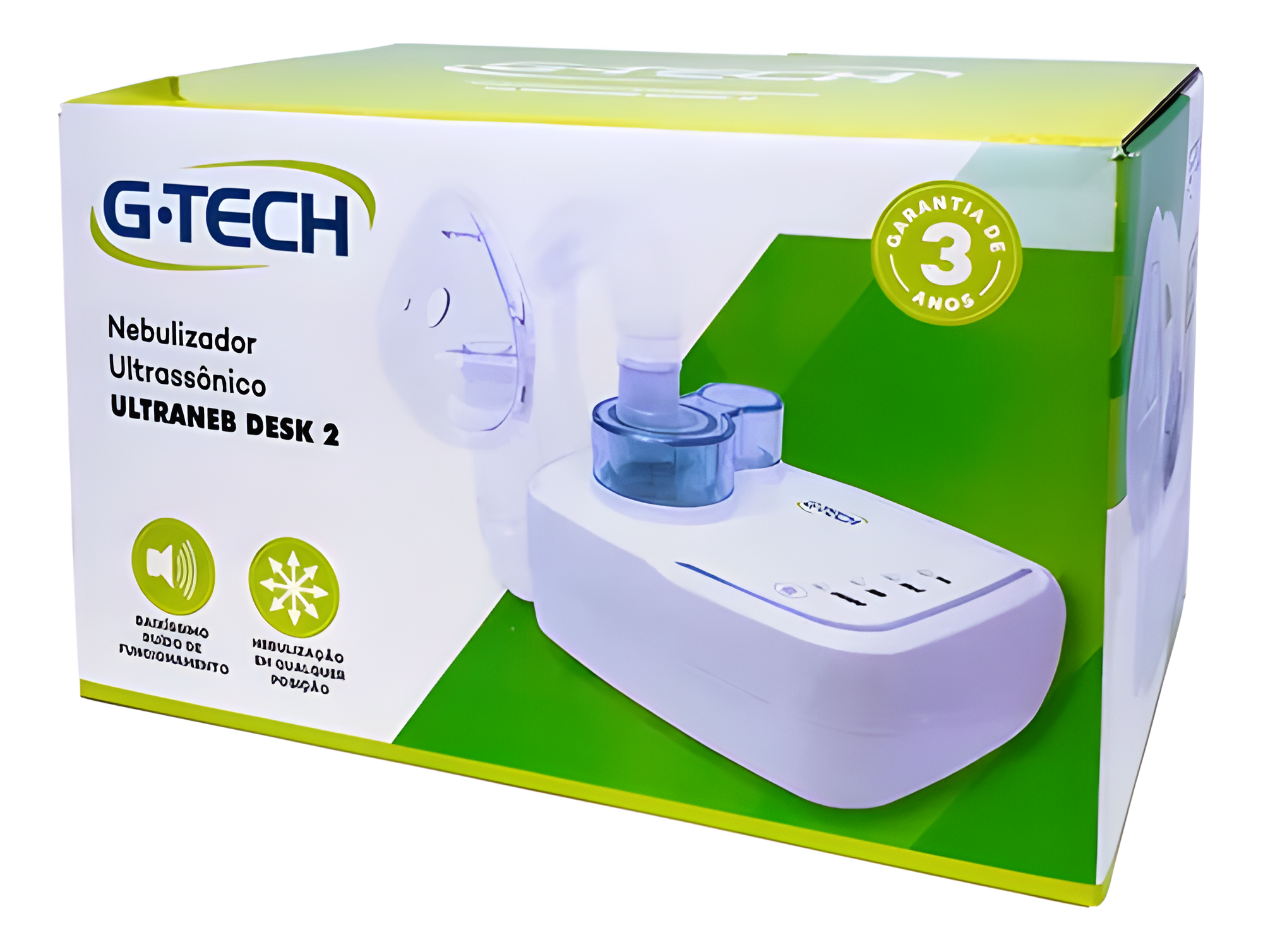Inalador e Nebulizador Ultrassônico Ultraneb Desk 2 Bivolt G-Tech