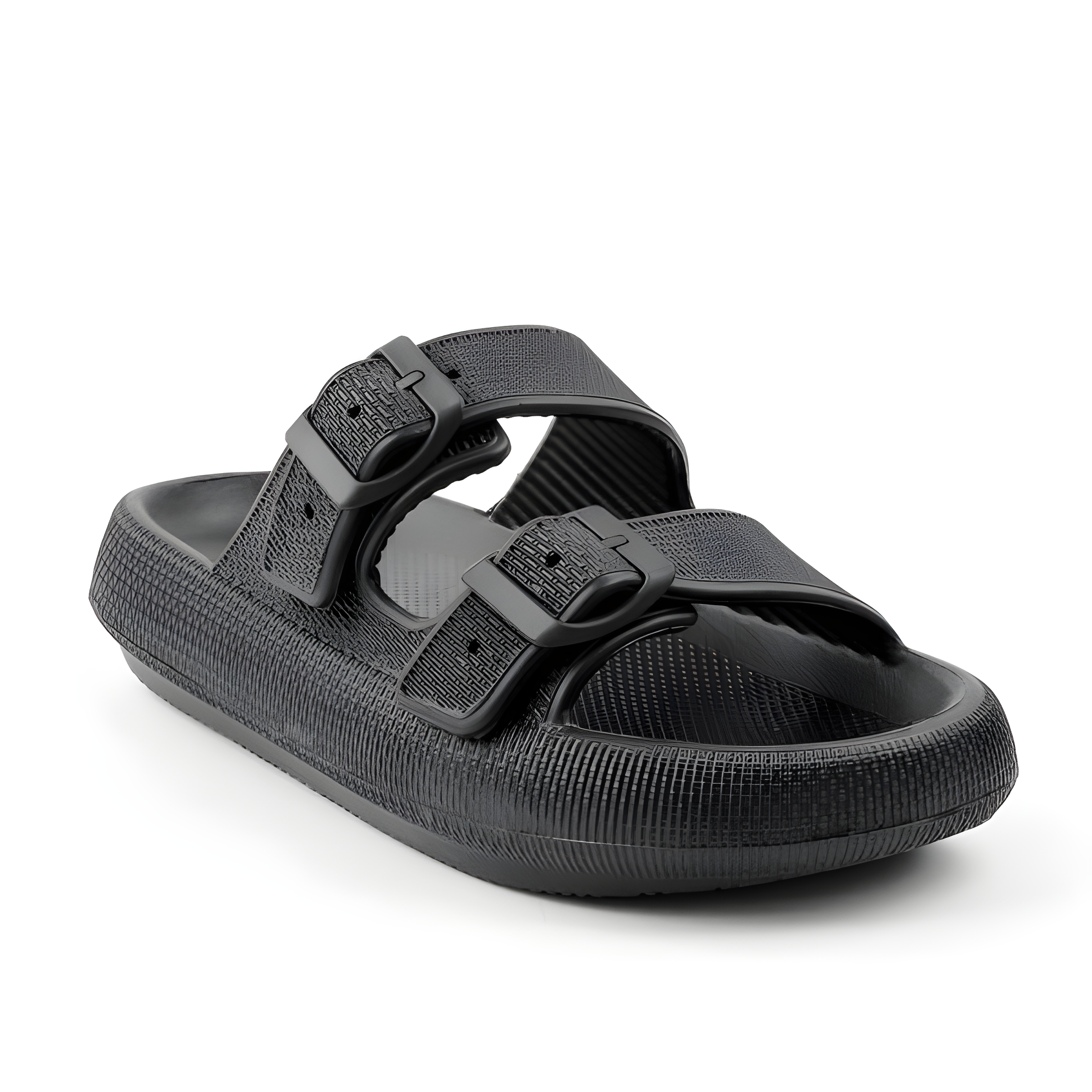 Sandália Ortopédica Fly Feet Nuvem City Preta Ortho Pauher - Tamanho 39/40 para Conforto e Bem-Estar