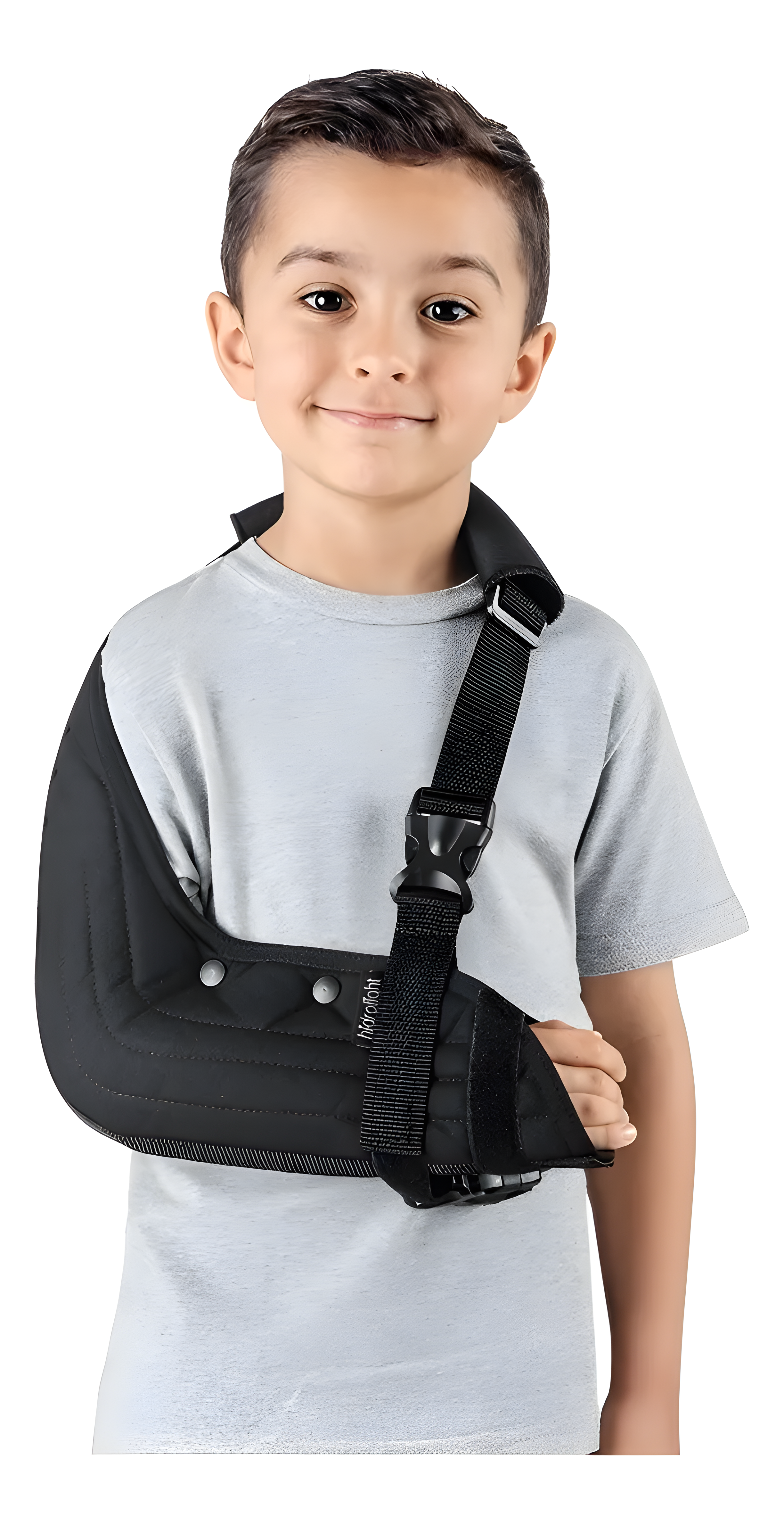 Tipoia Estofada Imobilizadora Velpeau Infantil Preto - Hidrolight