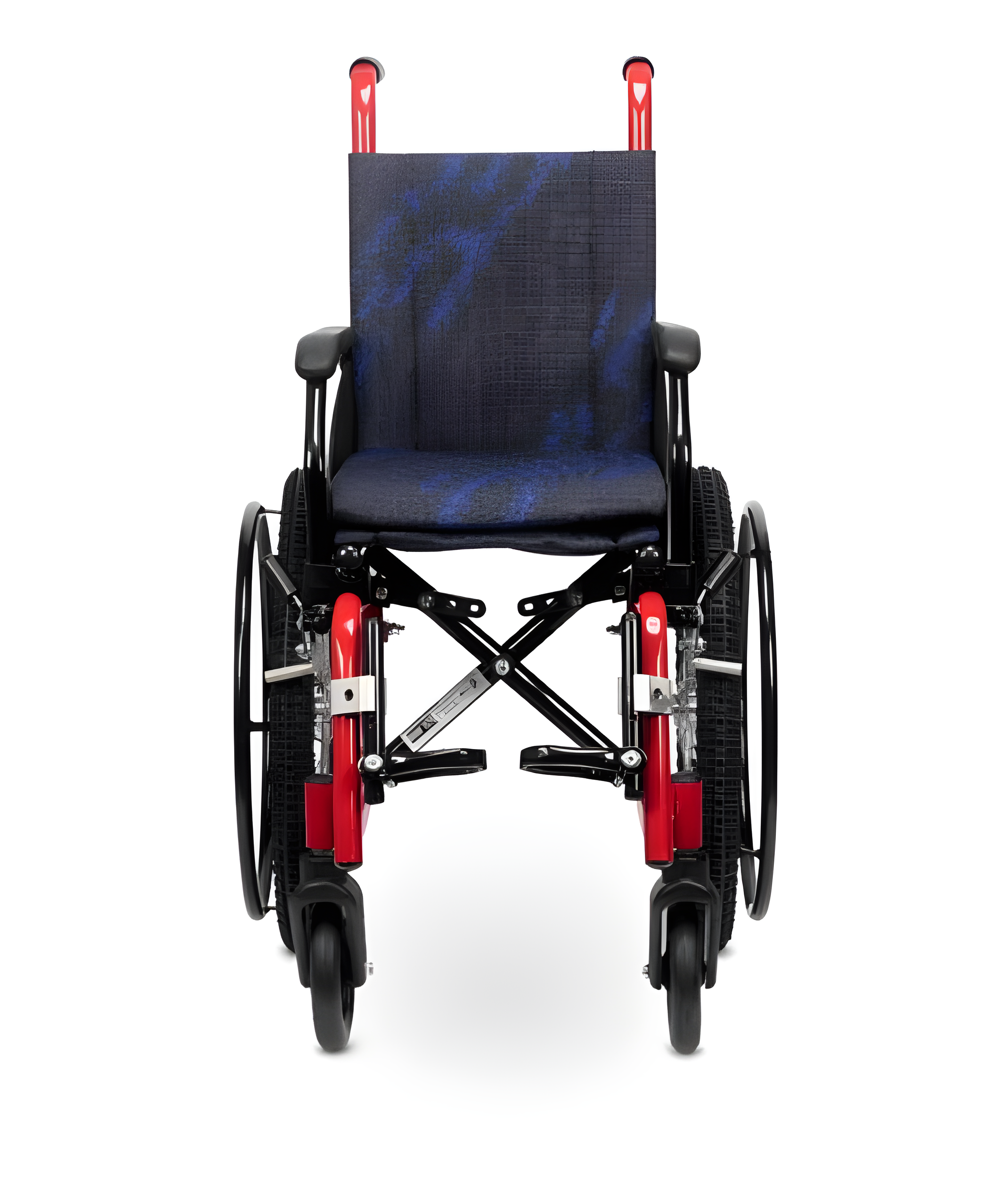 Cadeira de Rodas Infantil Sol Mini Aco Vermelha 30cm (30kg) - CDS