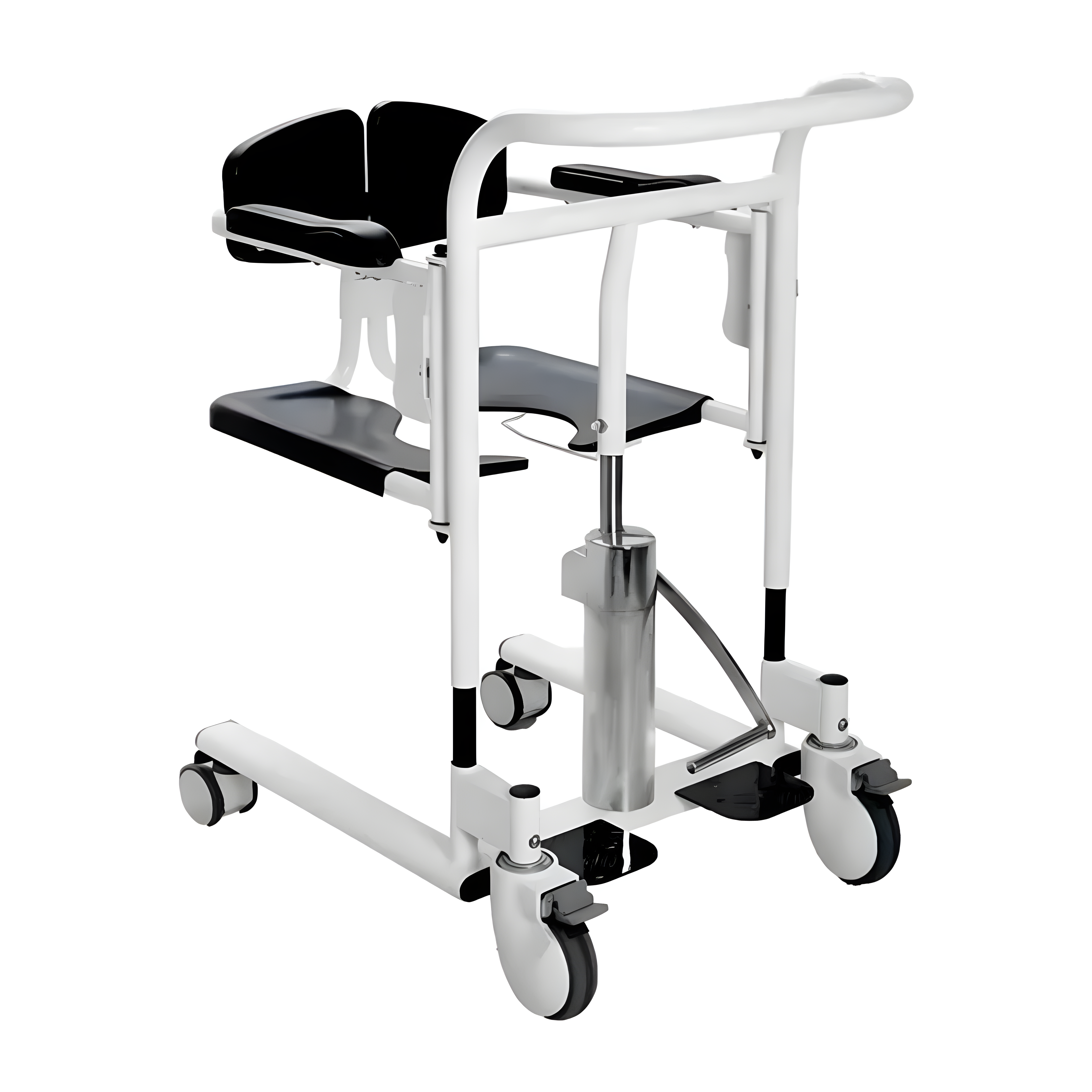 Cadeira Higiênica de Transferência c/ Coletor 150Kg - Supermedy
