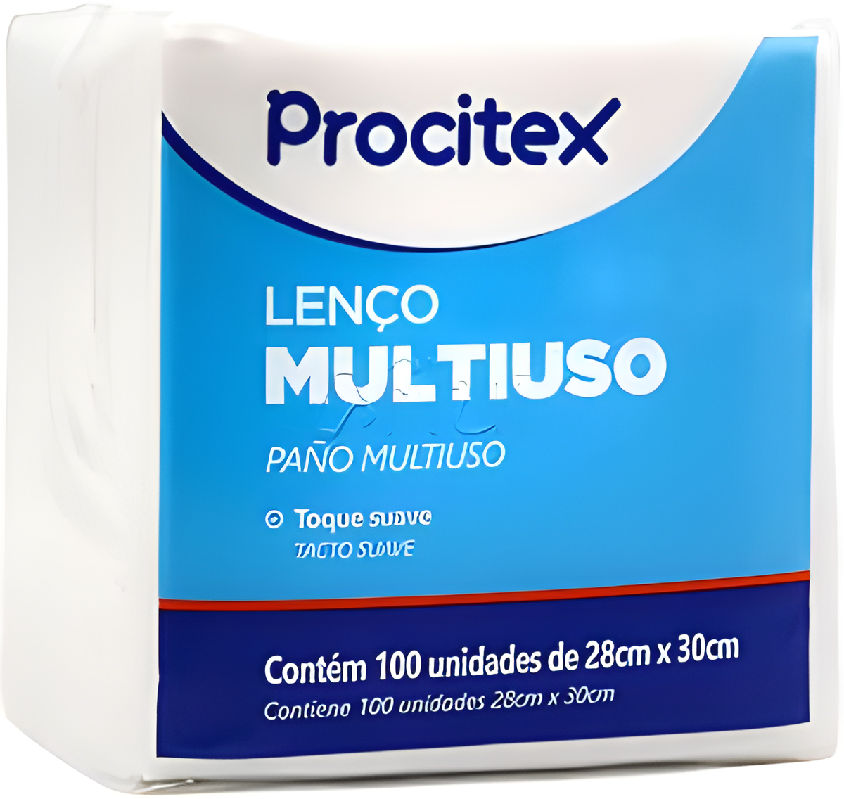 Lenço p/ Banho Multiuso 28 x 30cm 100 und - Procitex