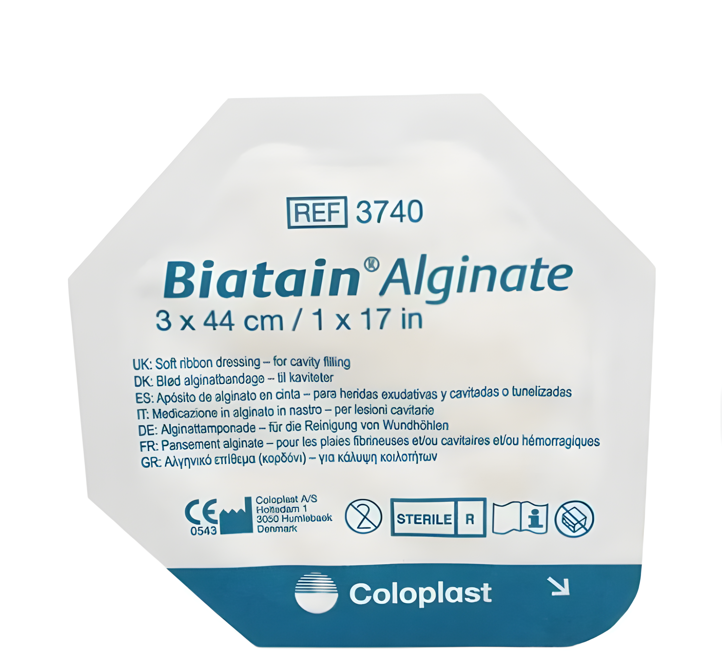 Biatain Alginato de Cálcio Fita 44cm - Coloplast