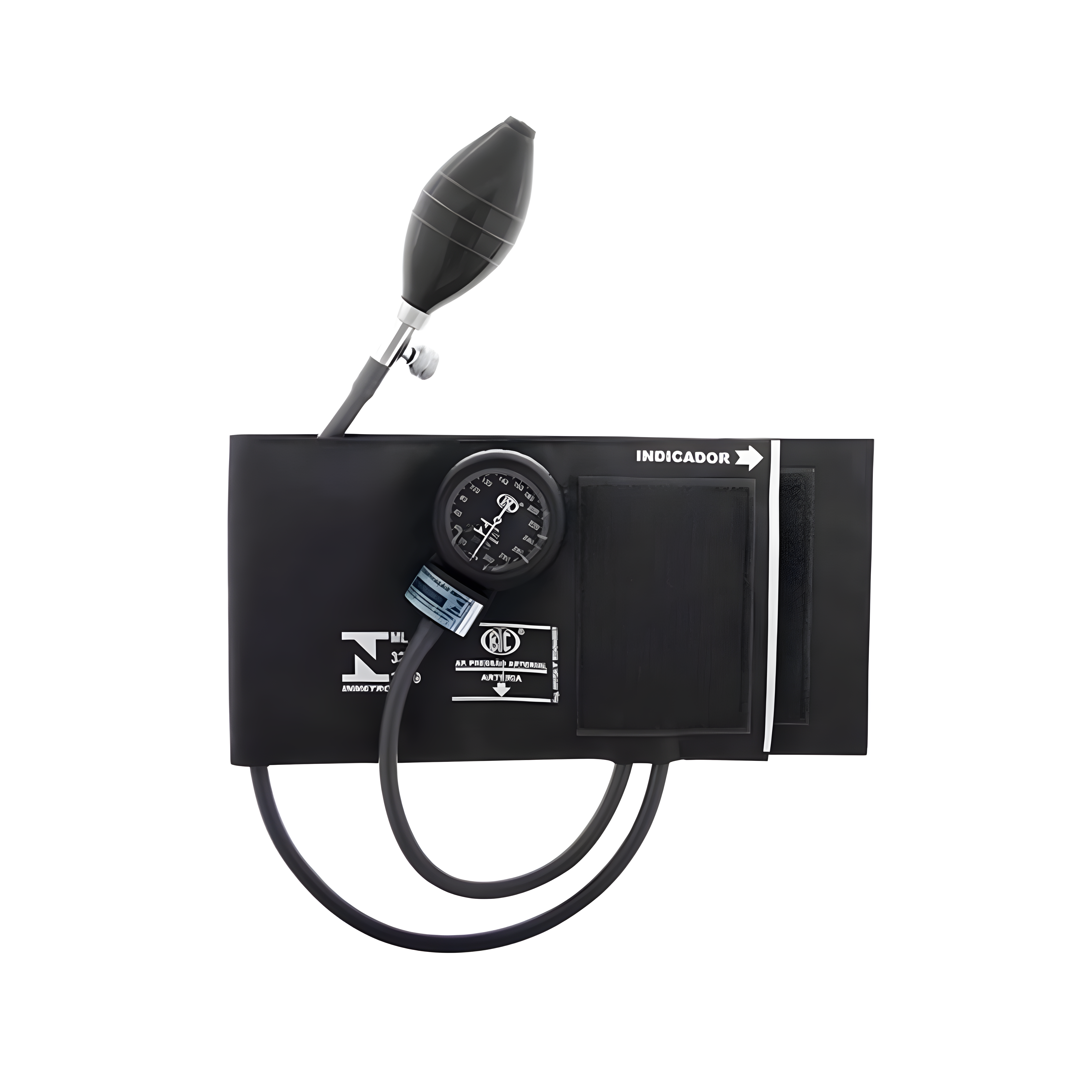 Aparelho de Pressão Adulto Nylon c/Velcro Preto - Bic