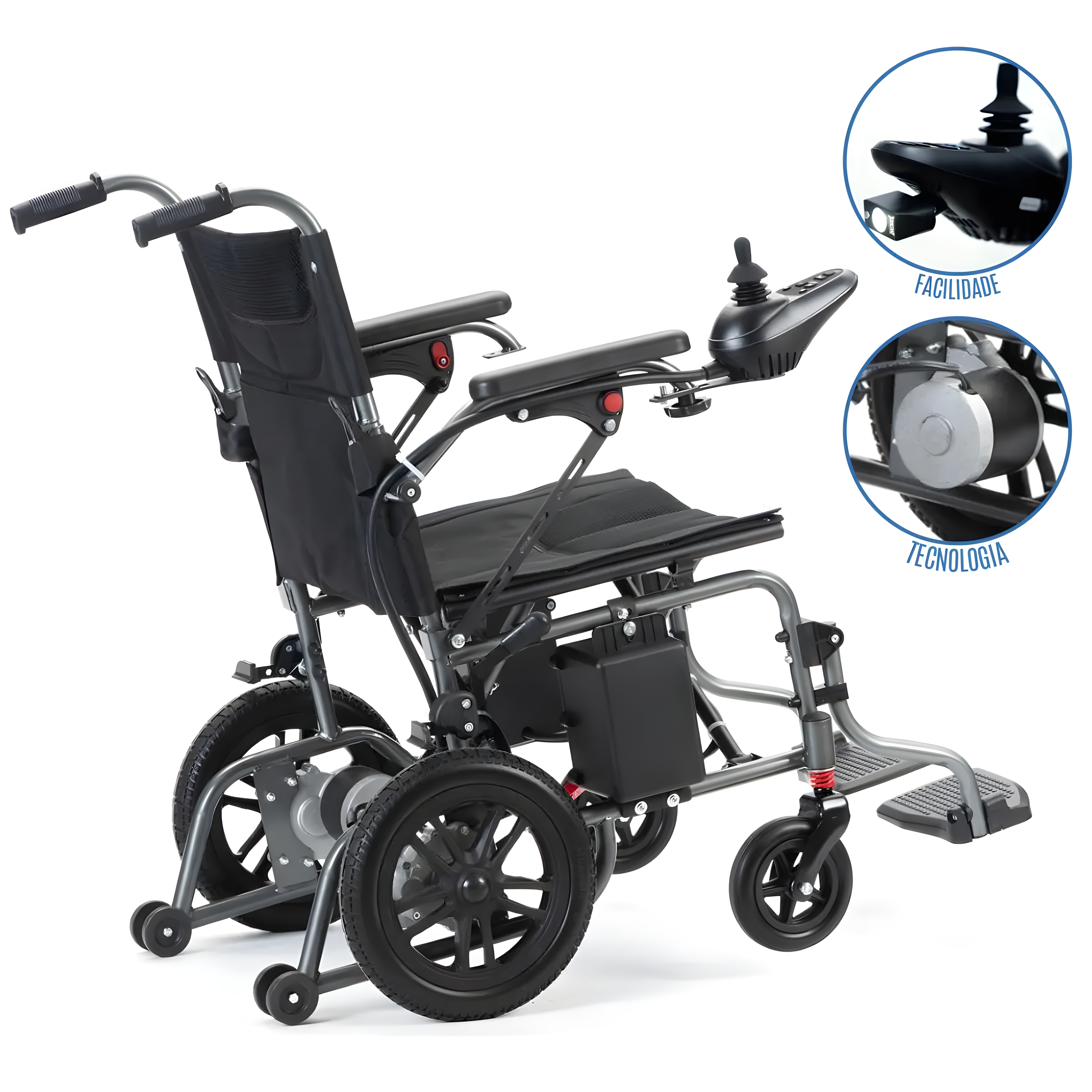 Cadeira de Rodas Motorizada Economica W-208E - Winner