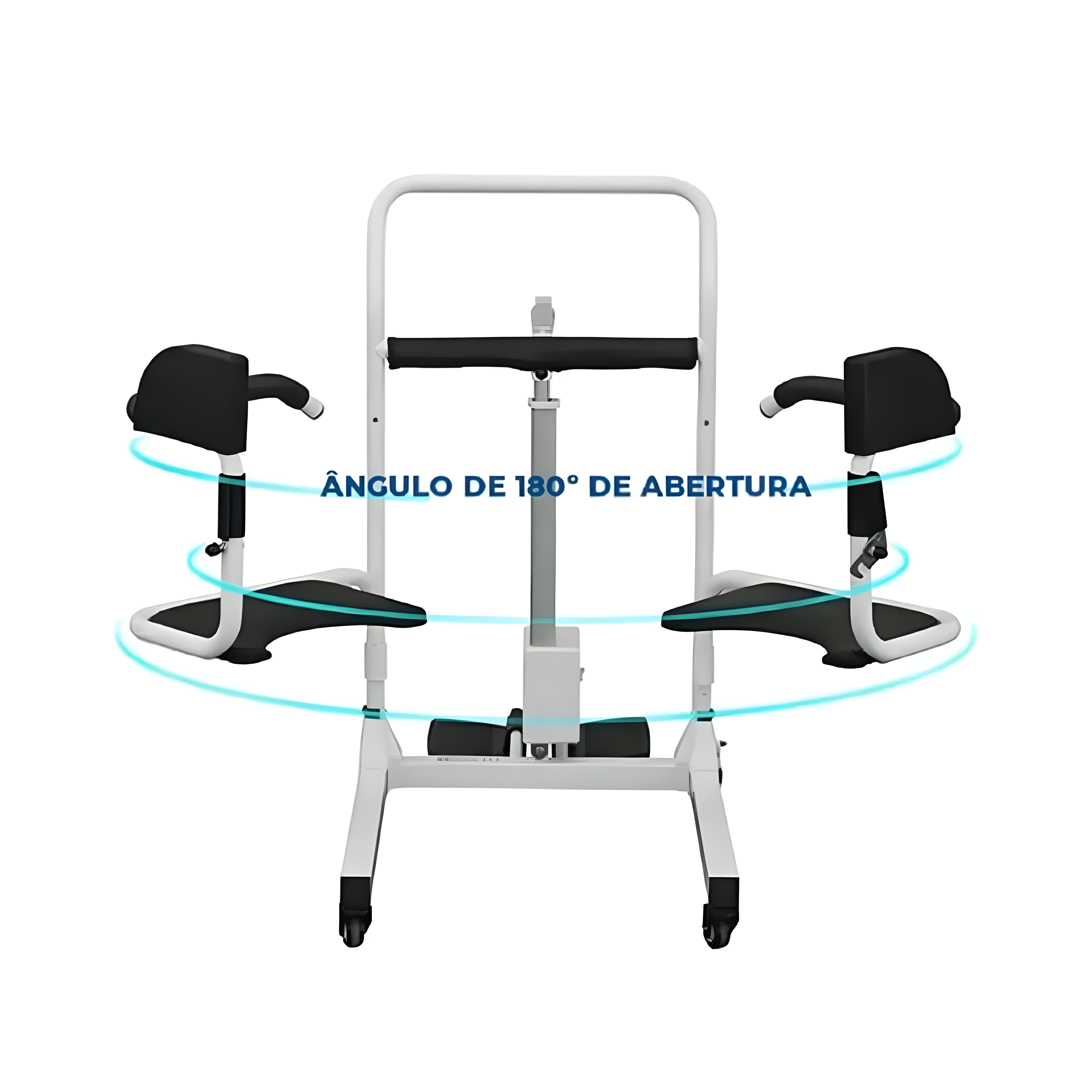 Cadeira Higiênica de Transferência c/ Coletor 150Kg - Supermedy