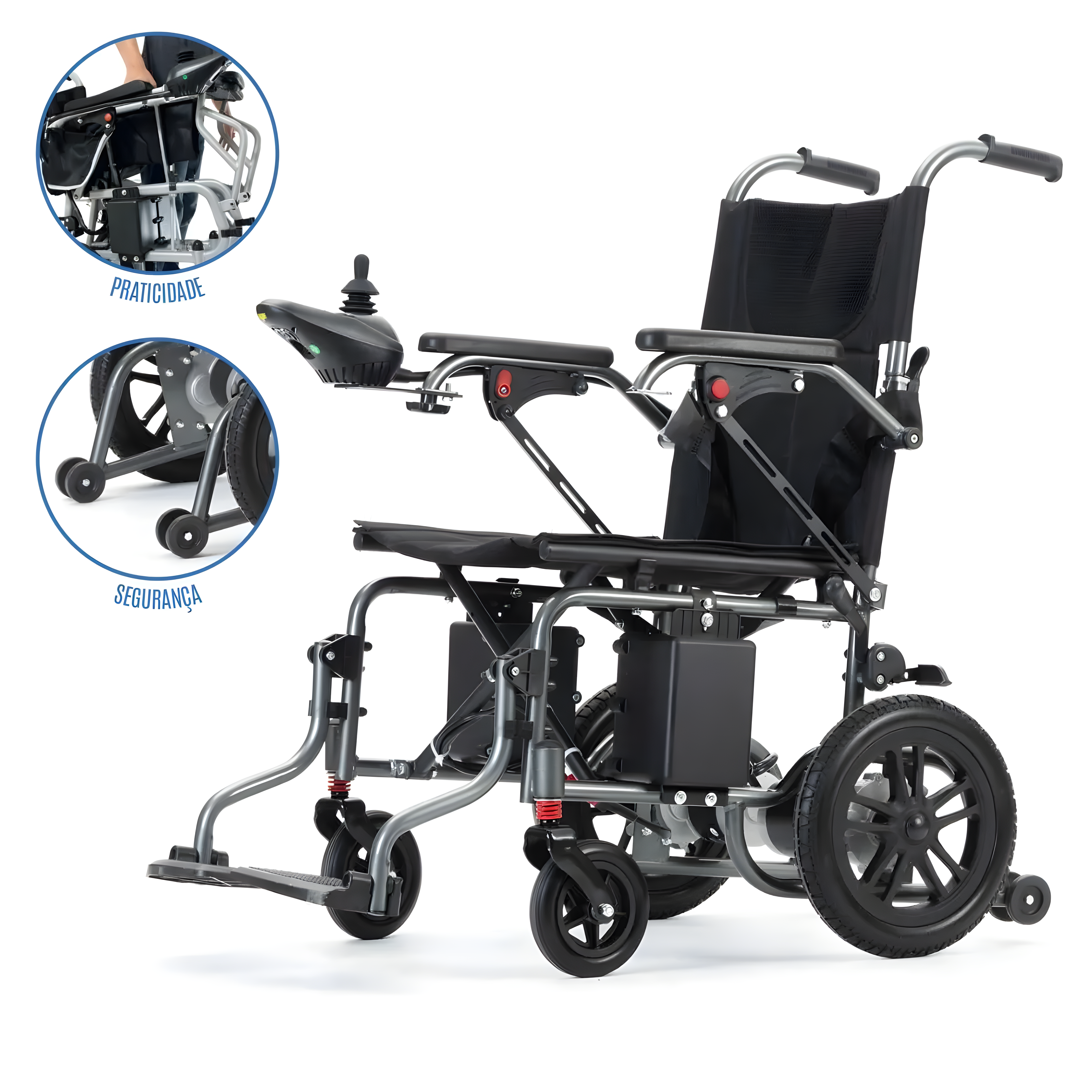 Cadeira de Rodas Motorizada Economica W-208E - Winner