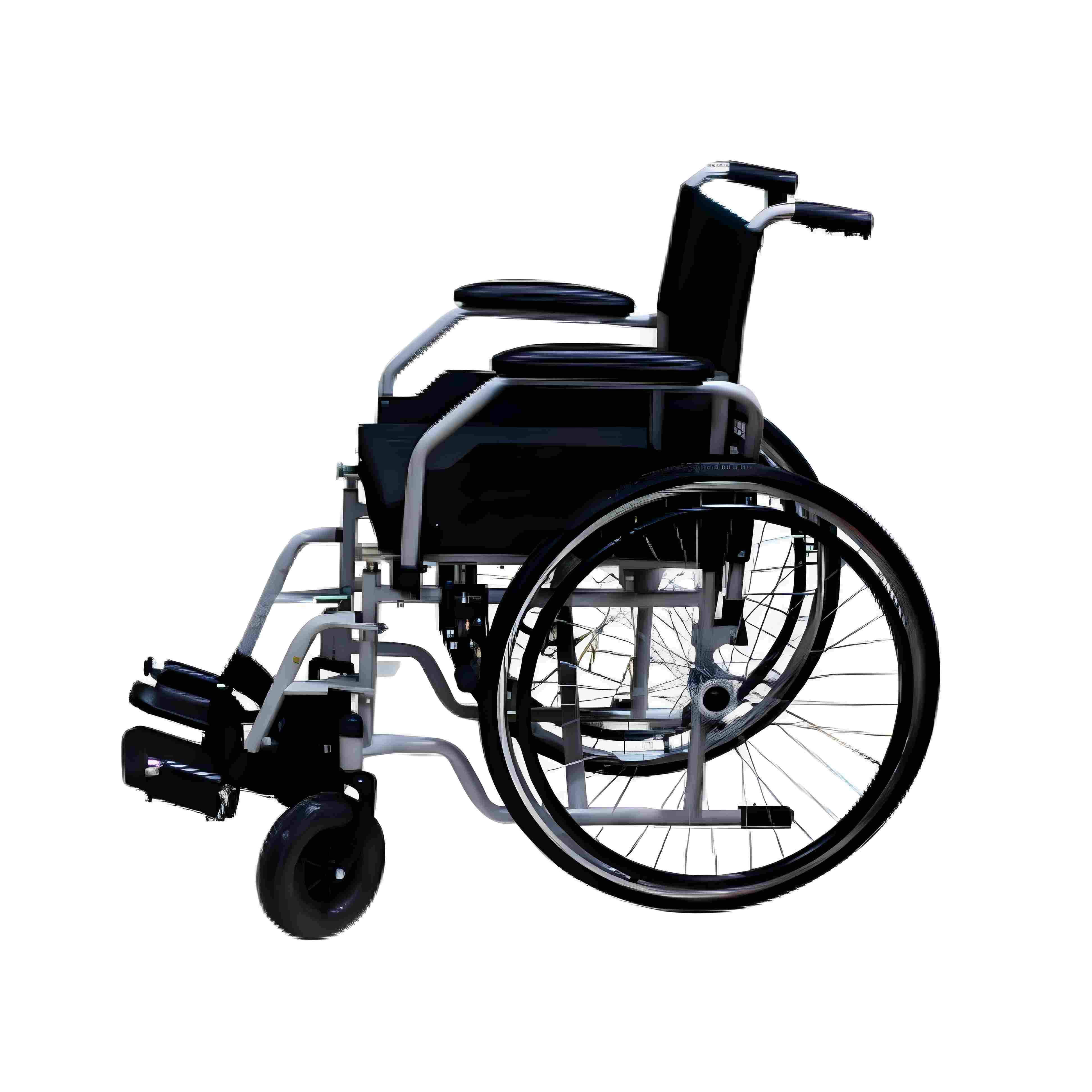 Cadeira de Rodas em Aço Pro9000 40cm (120kg) - Health Clean