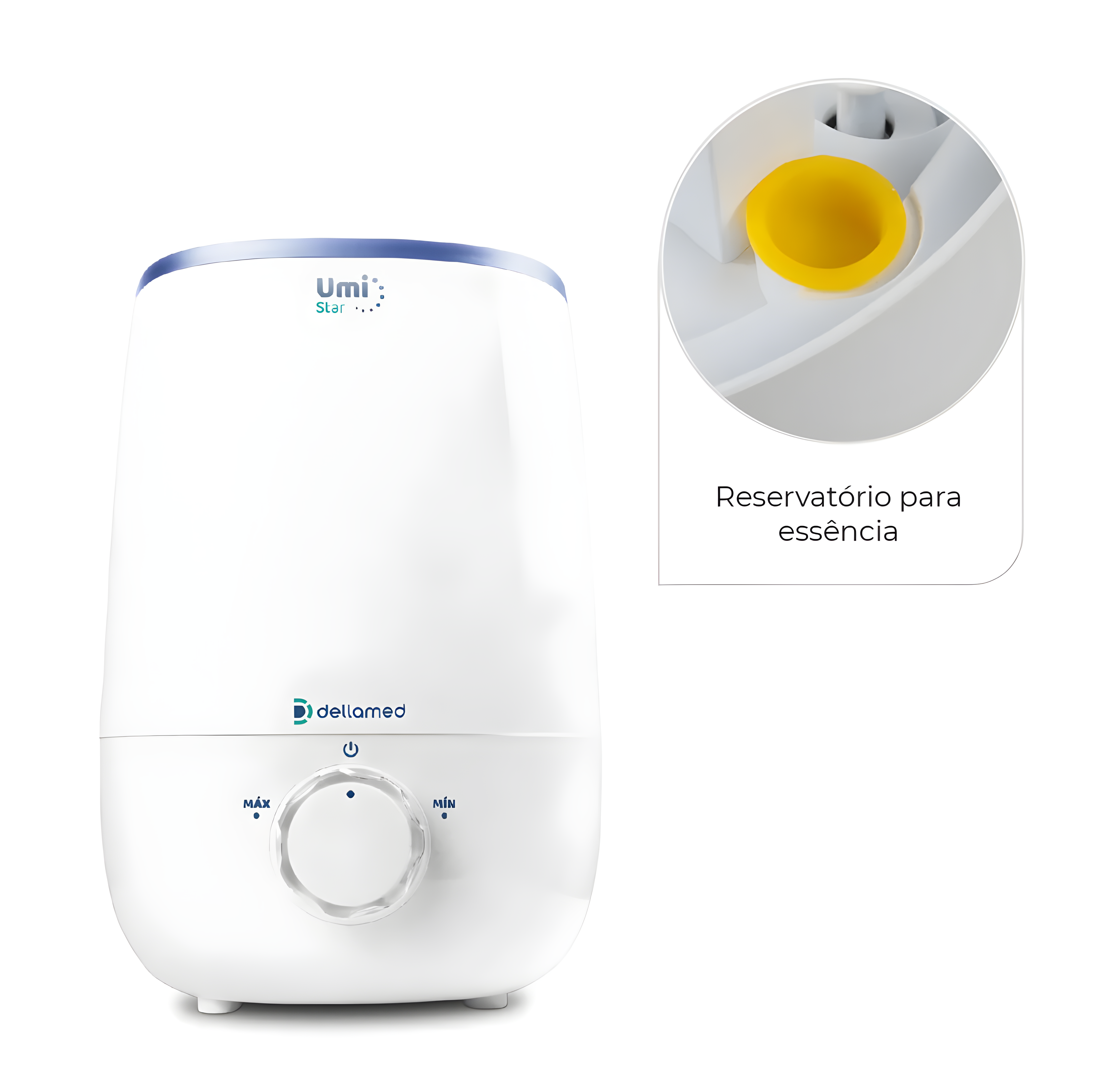 Umidificador de Ar Ultrassônico 3,4 Litros Umi Star - Dellamed