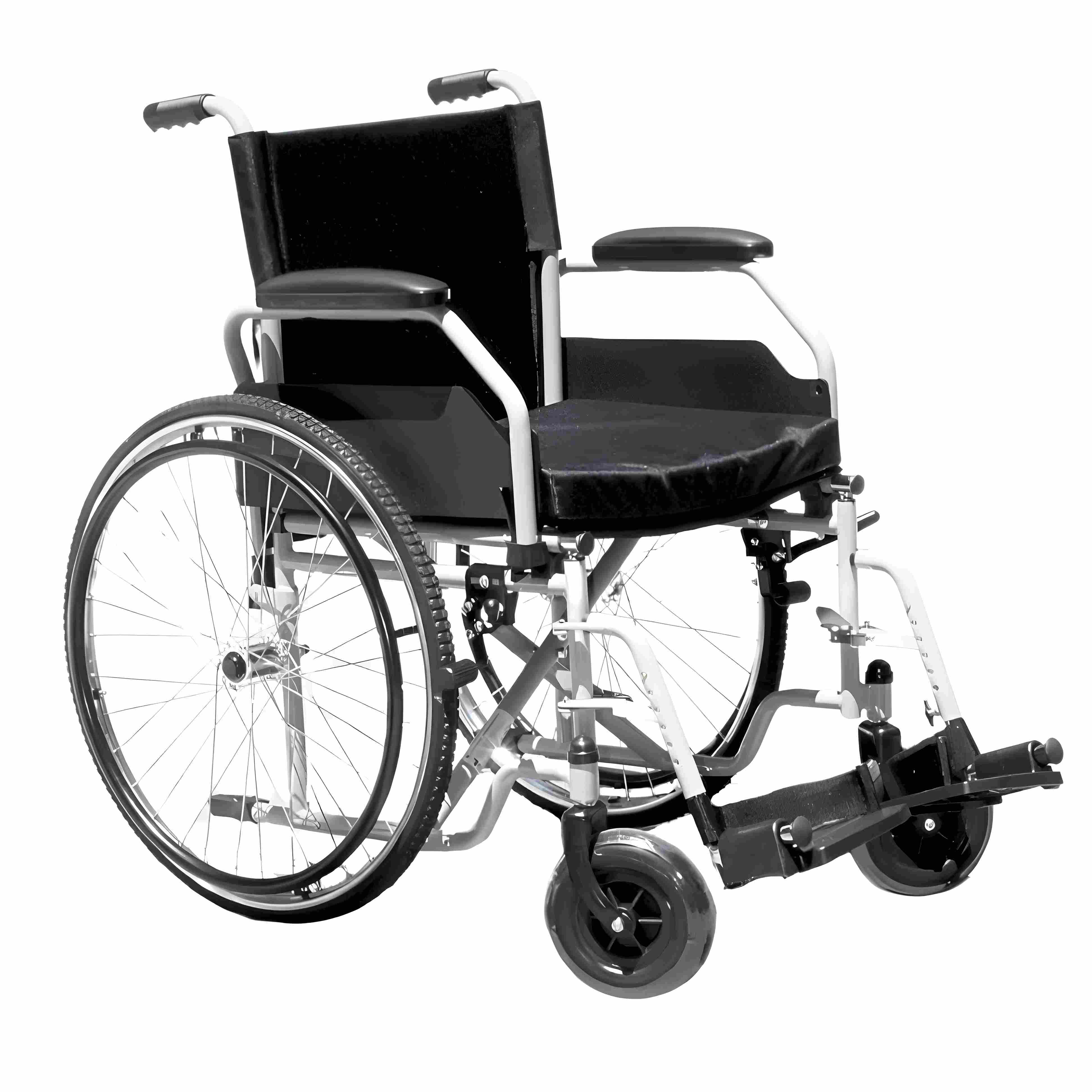 Cadeira de Rodas em Aço Pro9000 40cm (120kg) - Health Clean